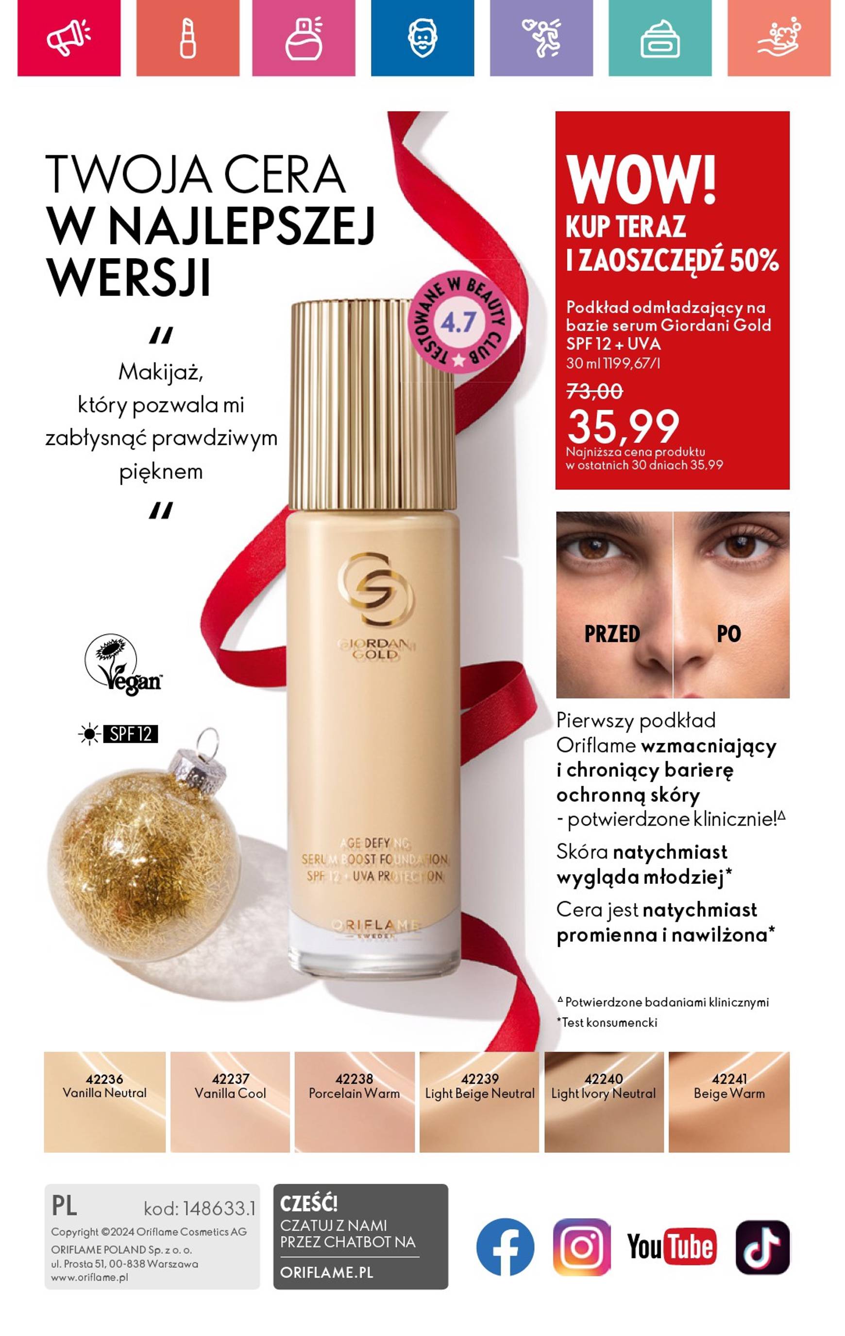 oriflame - Oriflame gazetka ważna od 01.12. - 28.12. - page: 180