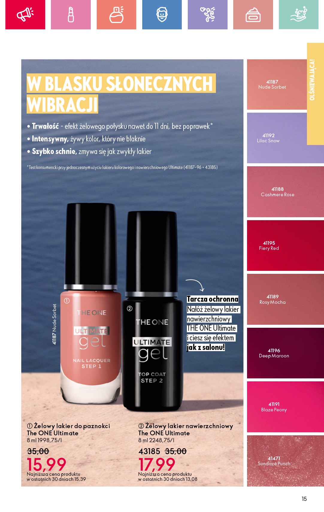 oriflame - Oriflame gazetka ważna od 25.05. - 14.06. - page: 15 oriflame - Oriflame gazetka ważna od 25.05. - 14.06. - page: 15