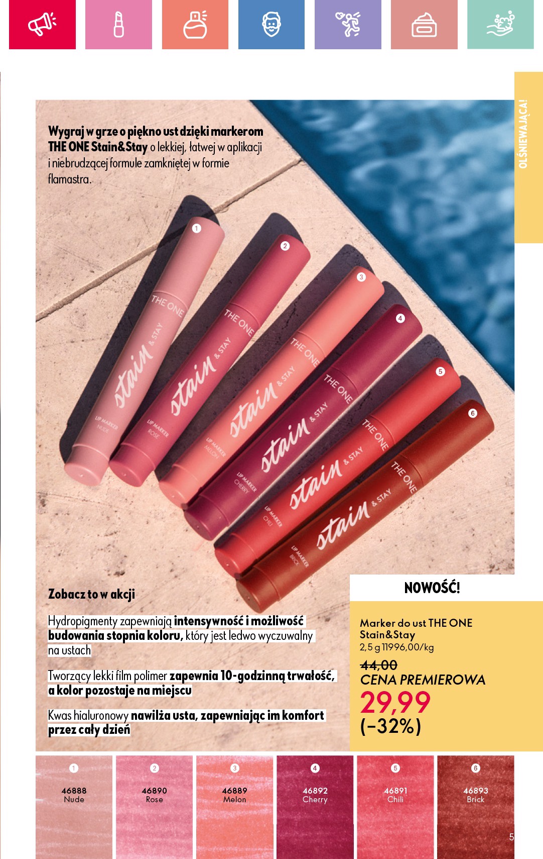 oriflame - Oriflame gazetka ważna od 25.05. - 14.06. - page: 5 oriflame - Oriflame gazetka ważna od 25.05. - 14.06. - page: 5
