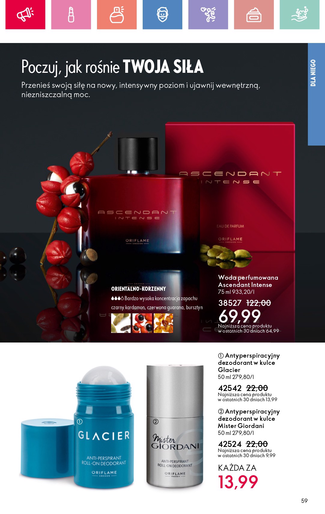 oriflame - Gazetka Oriflame ważna od 15.06. - 05.07. - page: 59 oriflame - Gazetka Oriflame ważna od 15.06. - 05.07. - page: 59