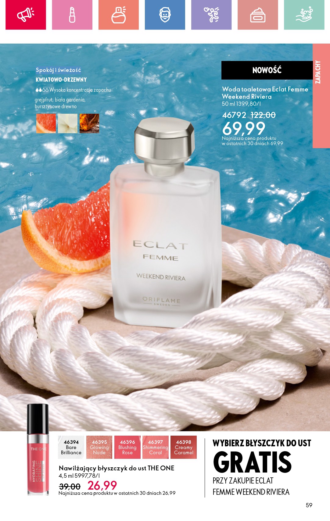 oriflame - Gazetka Oriflame ważna od 06.07. - 26.07. - page: 59 oriflame - Gazetka Oriflame ważna od 06.07. - 26.07. - page: 59