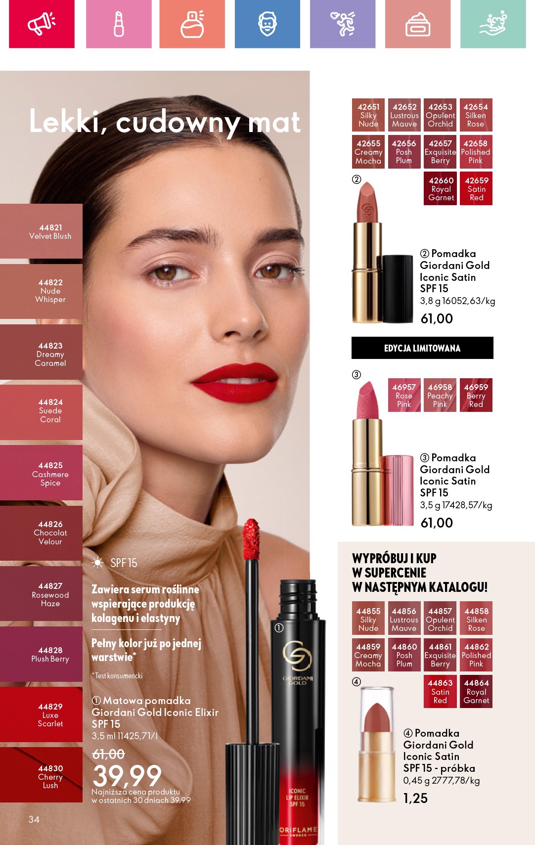 oriflame - Gazetka Oriflame ważna od 06.07. - 26.07. - page: 34 oriflame - Gazetka Oriflame ważna od 06.07. - 26.07. - page: 34