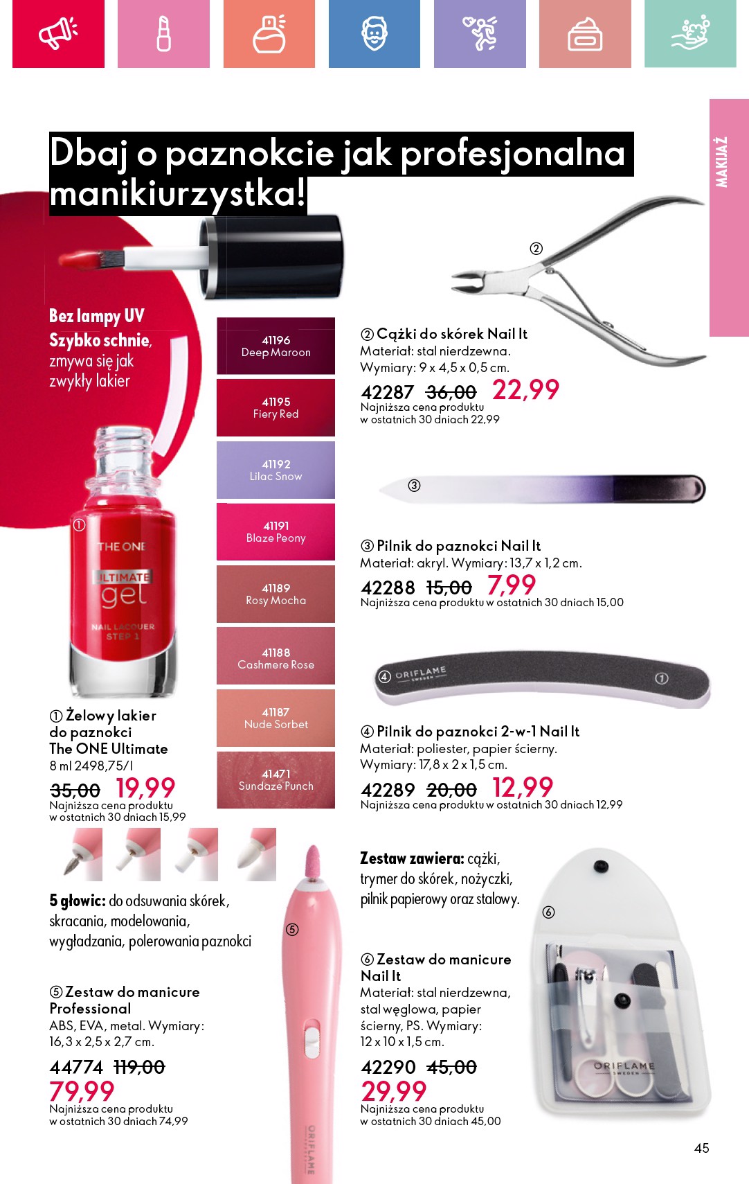 oriflame - Gazetka Oriflame ważna od 06.07. - 26.07. - page: 45 oriflame - Gazetka Oriflame ważna od 06.07. - 26.07. - page: 45