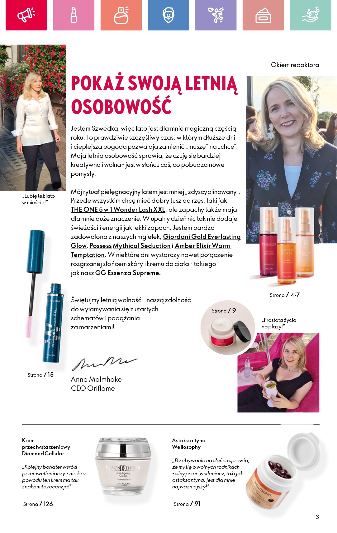 oriflame - Gazetka Oriflame ważna od 06.07. - 26.07. - page: 3 oriflame - Gazetka Oriflame ważna od 06.07. - 26.07. - page: 3