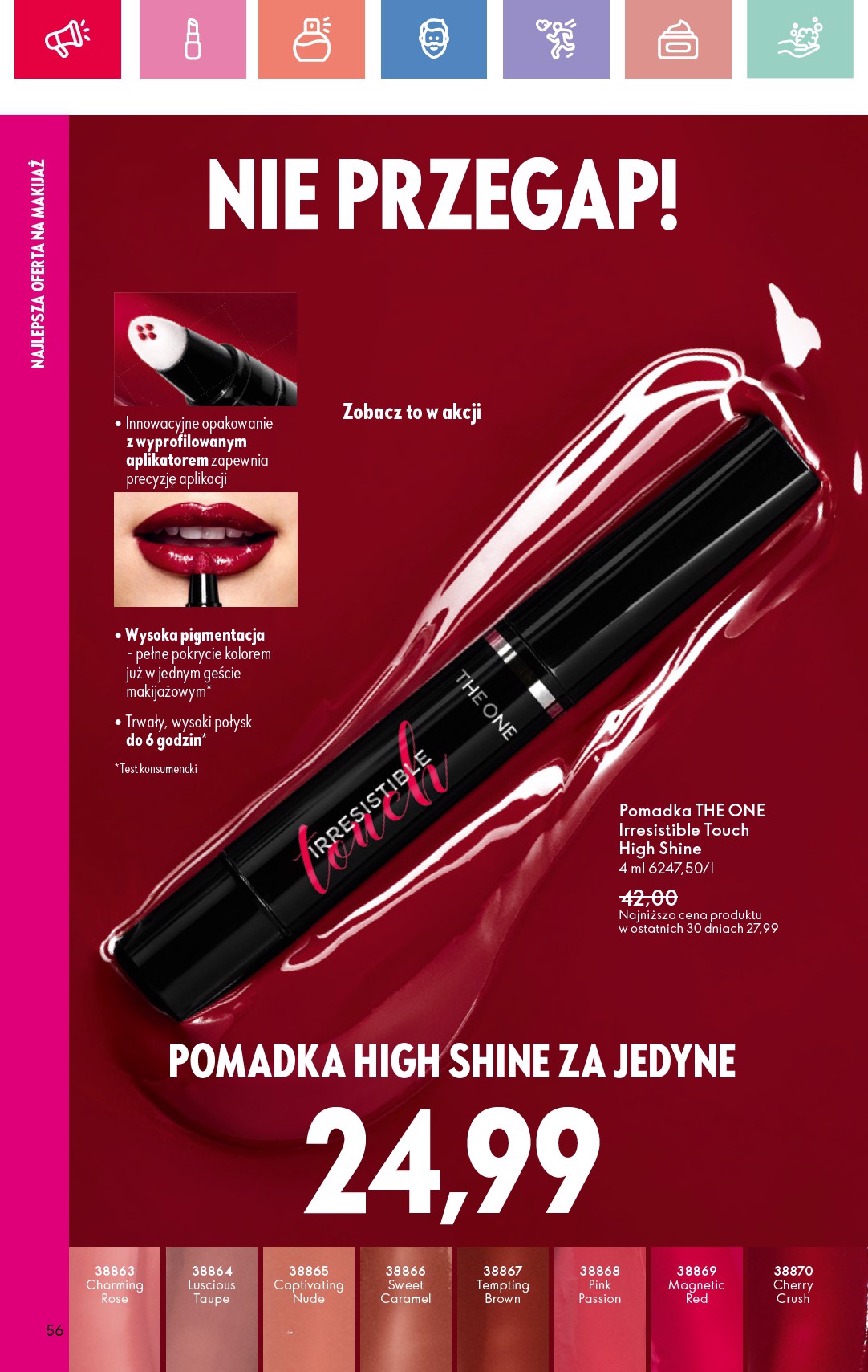 oriflame - Gazetka Oriflame ważna od 06.07. - 26.07. - page: 56 oriflame - Gazetka Oriflame ważna od 06.07. - 26.07. - page: 56