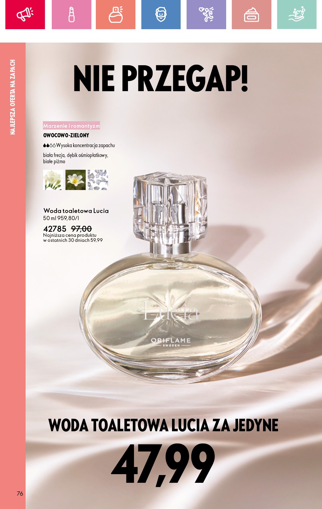 oriflame - Gazetka Oriflame ważna od 06.07. - 26.07. - page: 76 oriflame - Gazetka Oriflame ważna od 06.07. - 26.07. - page: 76
