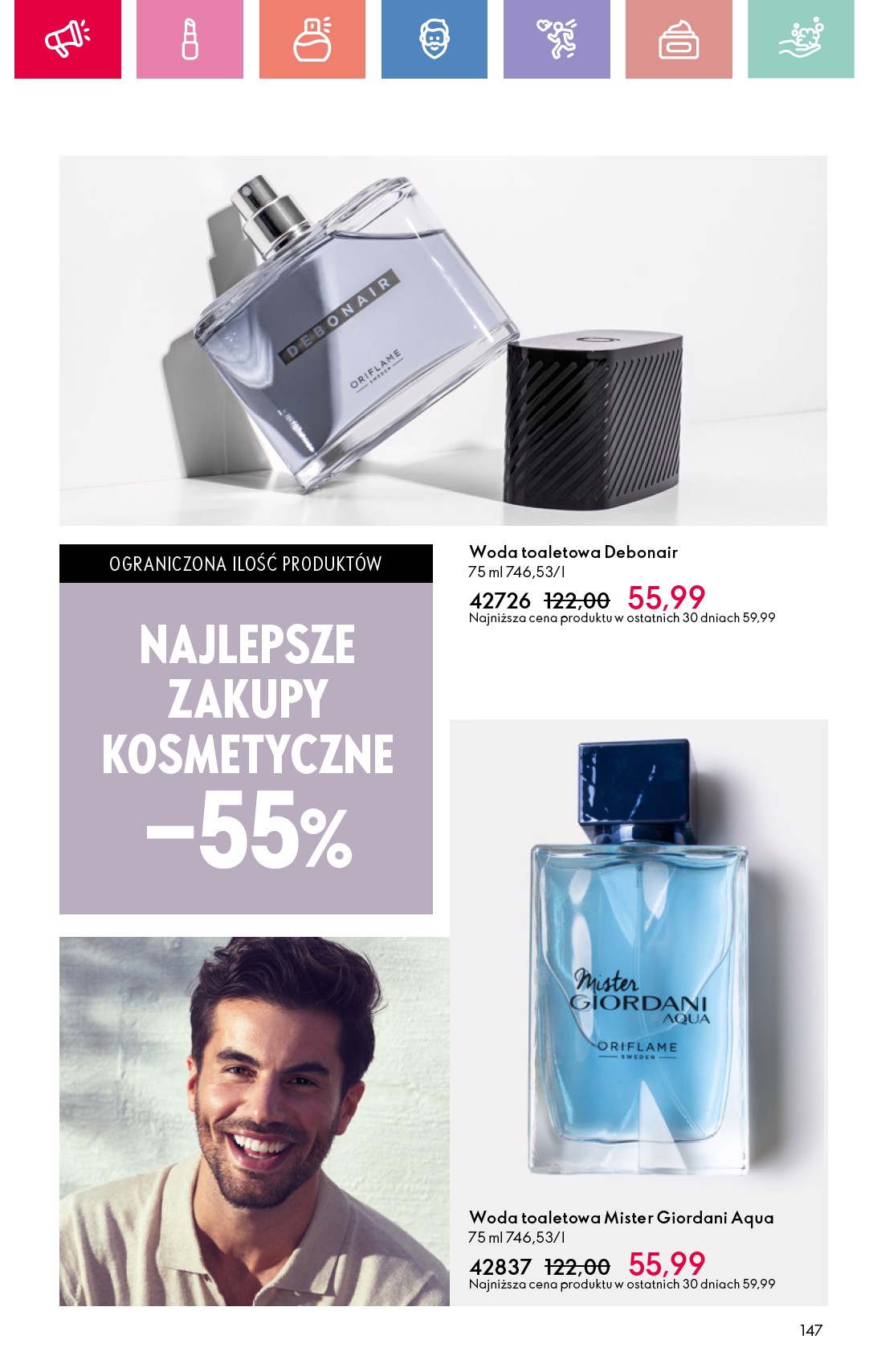 oriflame - Gazetka Oriflame ważna od 06.07. - 26.07. - page: 147 oriflame - Gazetka Oriflame ważna od 06.07. - 26.07. - page: 147