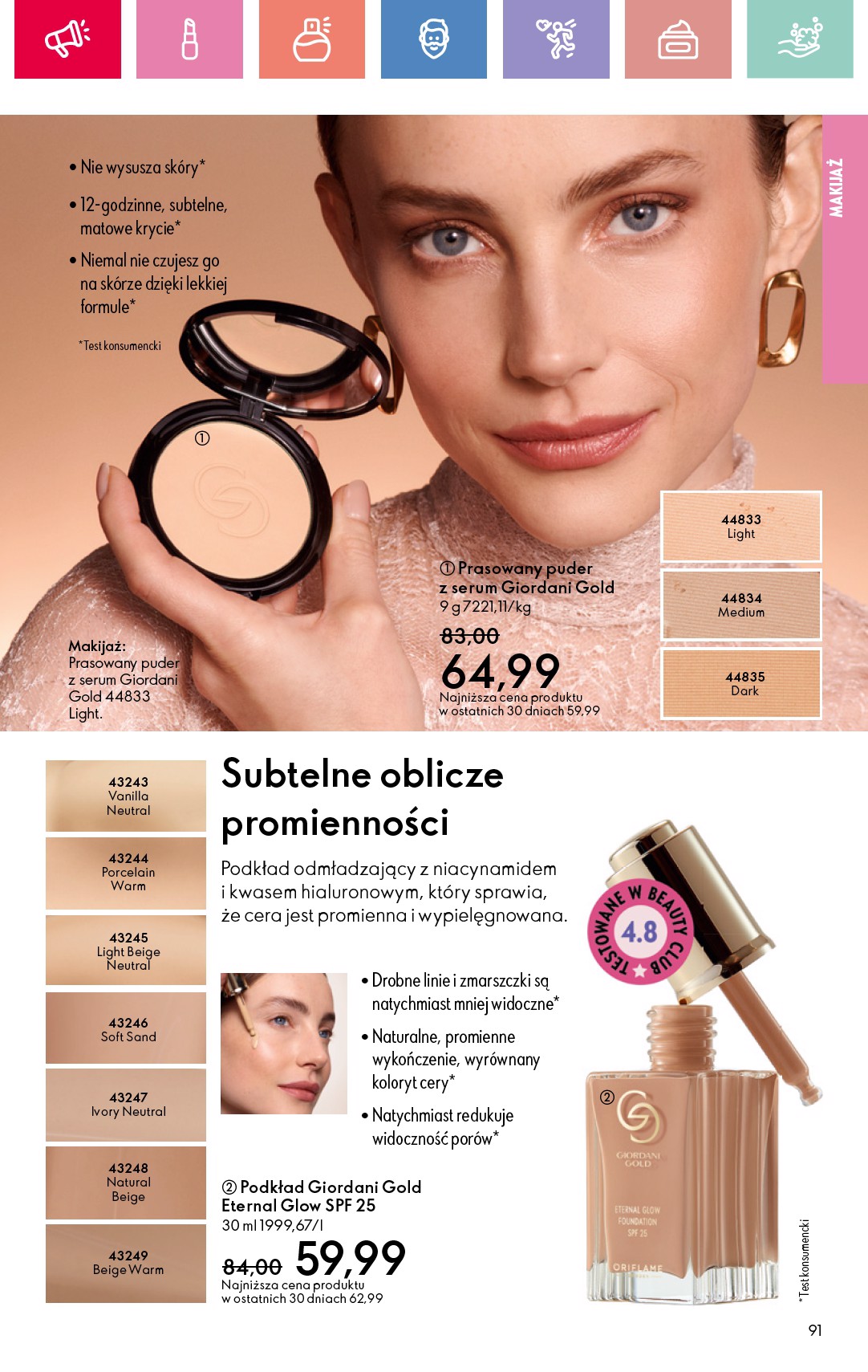 oriflame - Gazetka Oriflame ważna od 27.07. - 16.08. - page: 91