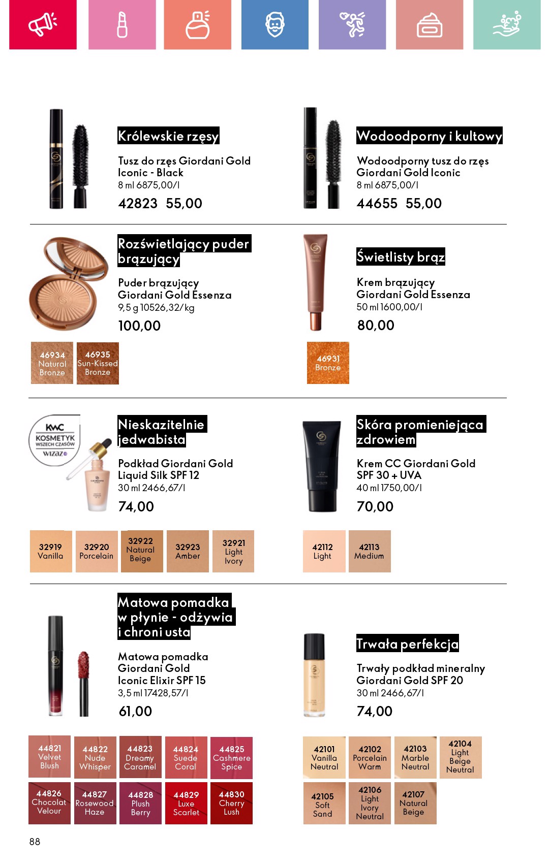 oriflame - Gazetka Oriflame ważna od 27.07. - 16.08. - page: 88