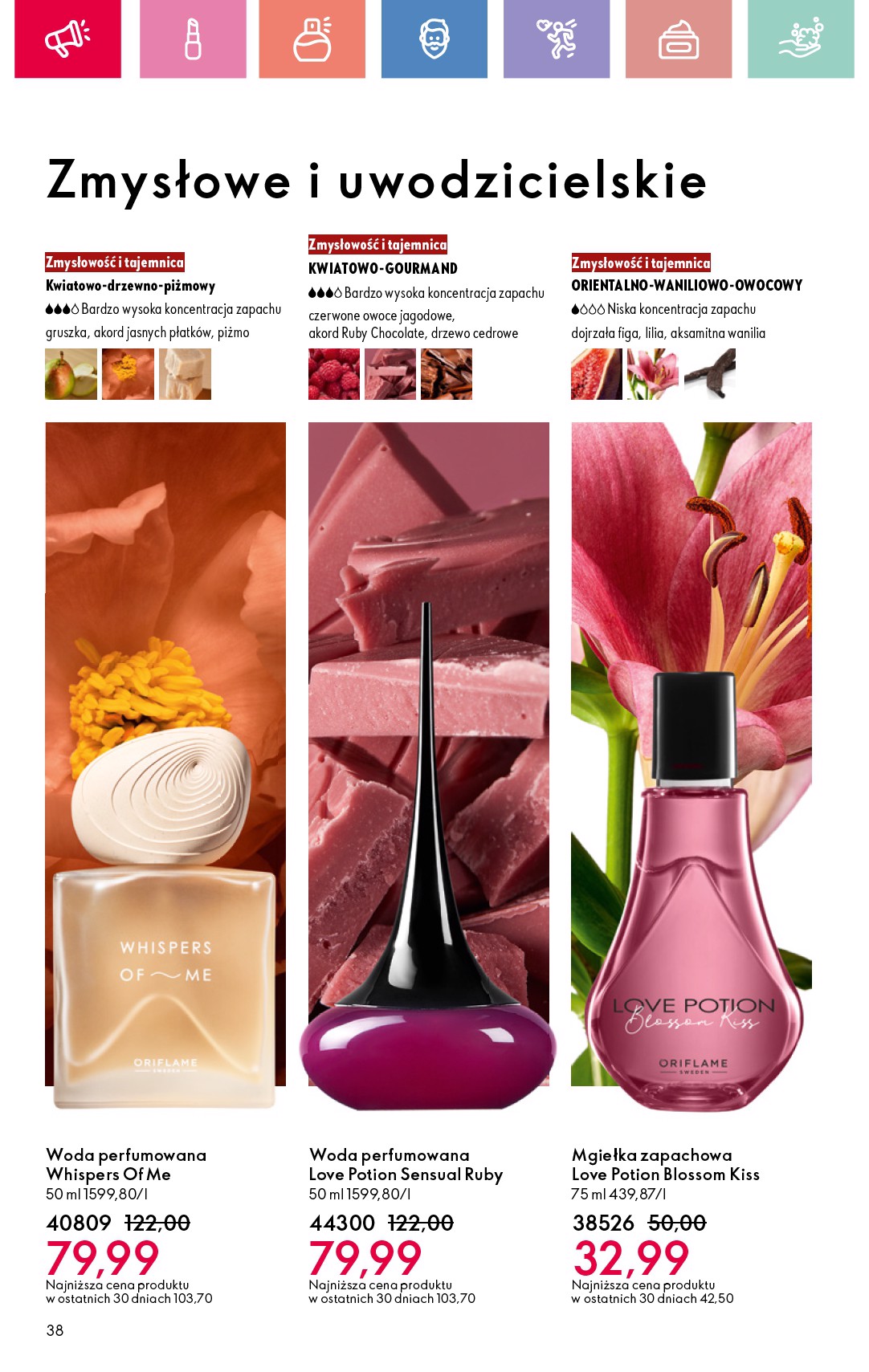 oriflame - Gazetka Oriflame - ważna od 17.08. do 06.09. - page: 38