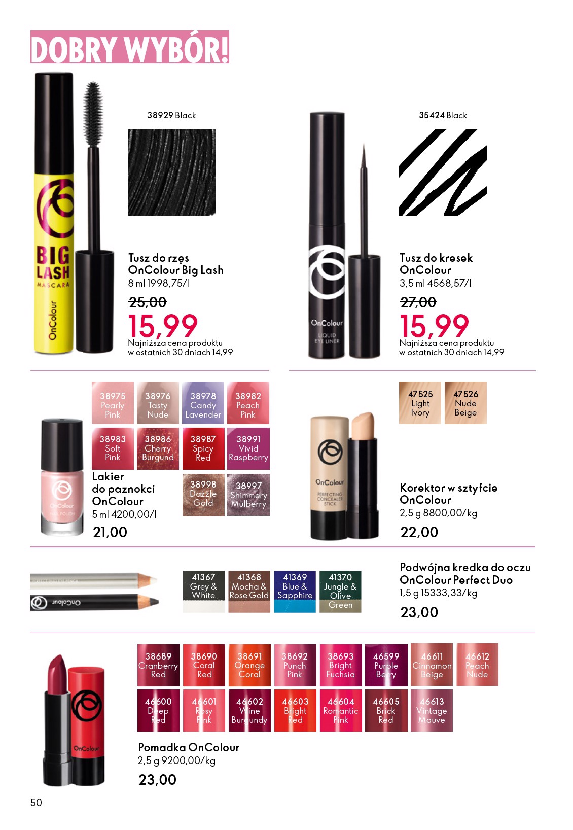 oriflame - Gazetka Oriflame - ważna od 01.10. do 21.10. - page: 50