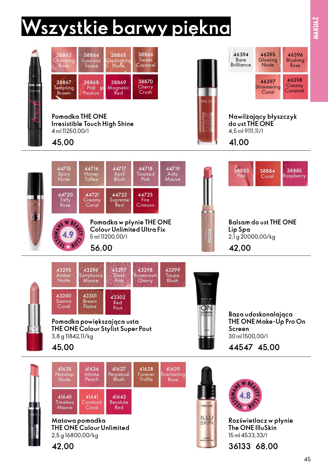 oriflame - Gazetka Oriflame - ważna od 01.10. do 21.10. - page: 45
