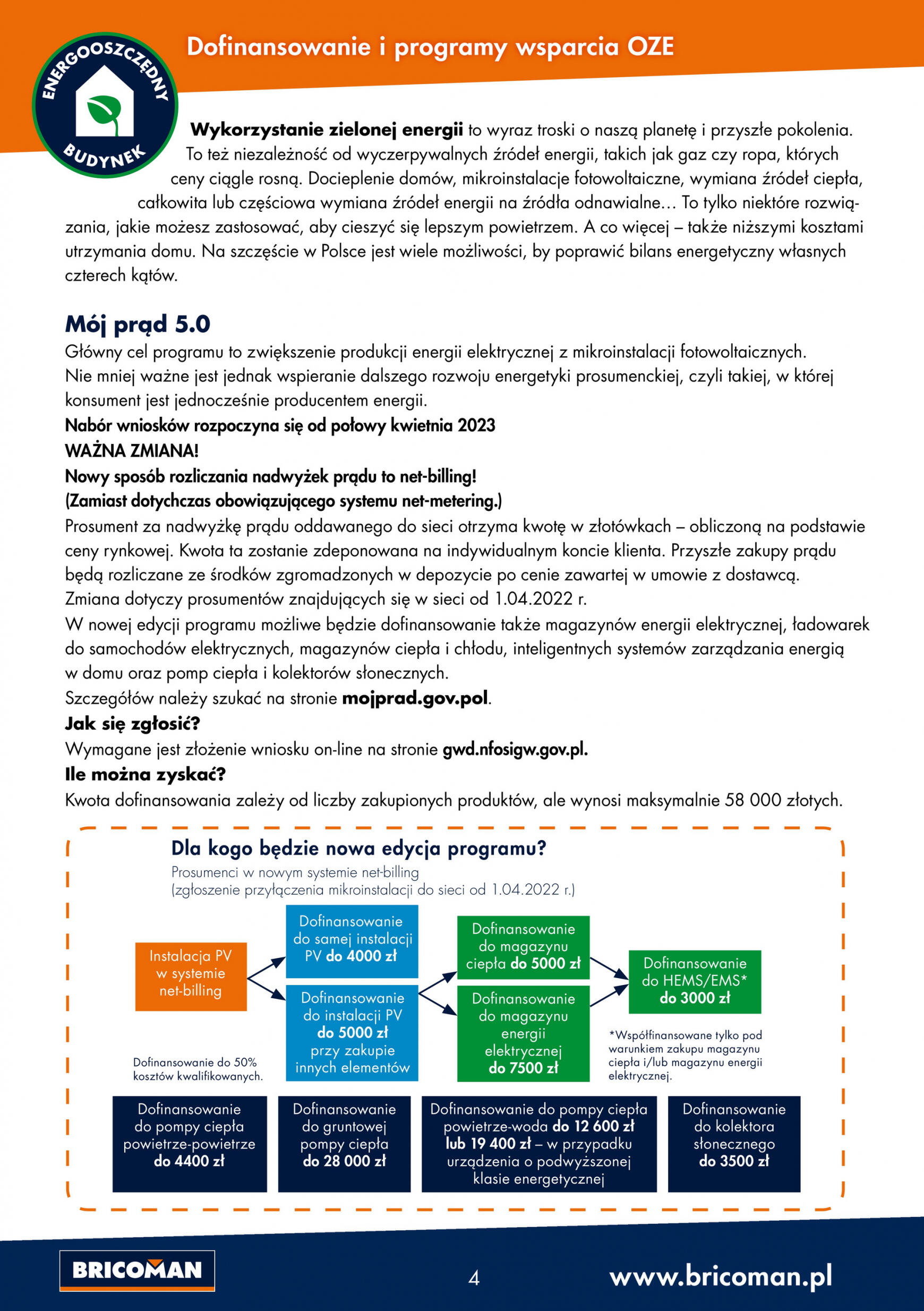 bricoman - Bricoman Polska - Oszczędzaj energie - page: 4