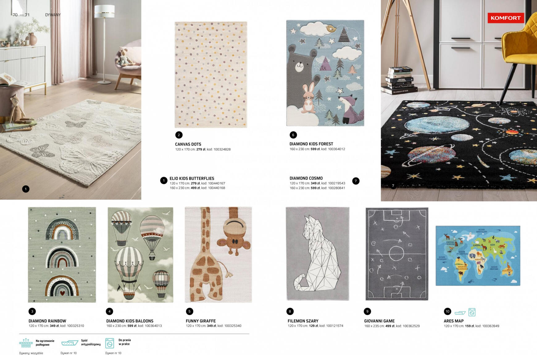 komfort - Komfort - Katalog dywany obowiązuje od 15.03.2024 - page: 36