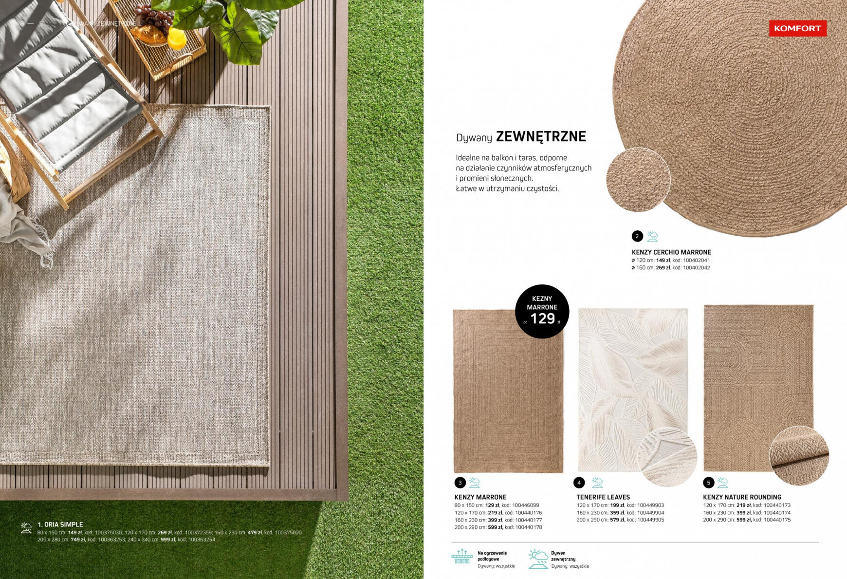 komfort - Komfort - Katalog dywany obowiązuje od 15.03.2024 - page: 5