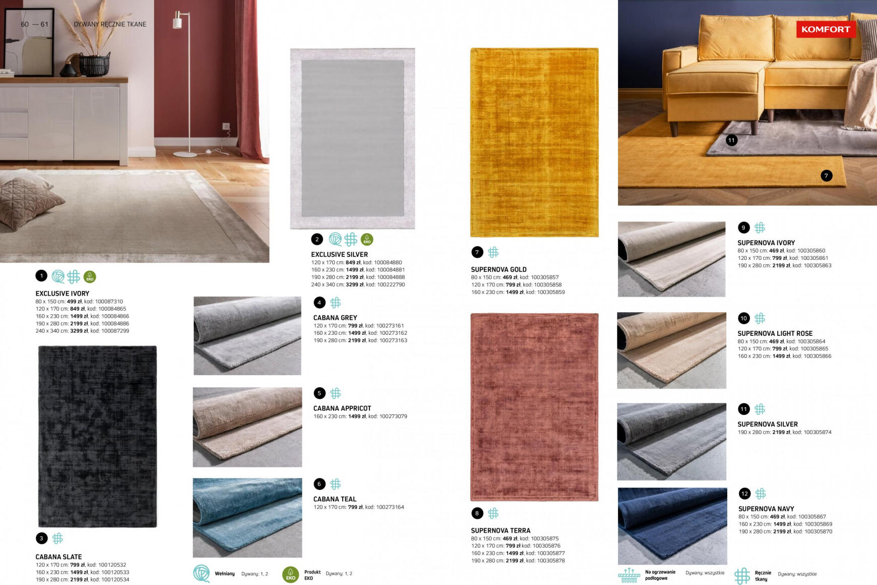 komfort - Komfort - Katalog dywany obowiązuje od 15.03.2024 - page: 31