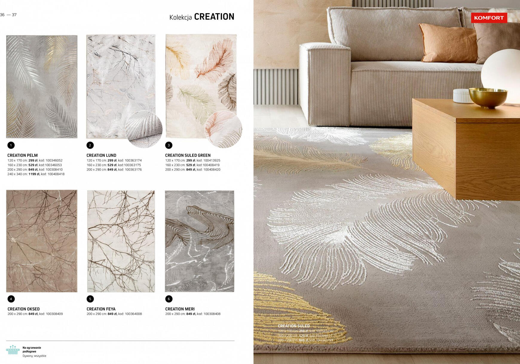 komfort - Komfort - Katalog dywany obowiązuje od 15.03.2024 - page: 19