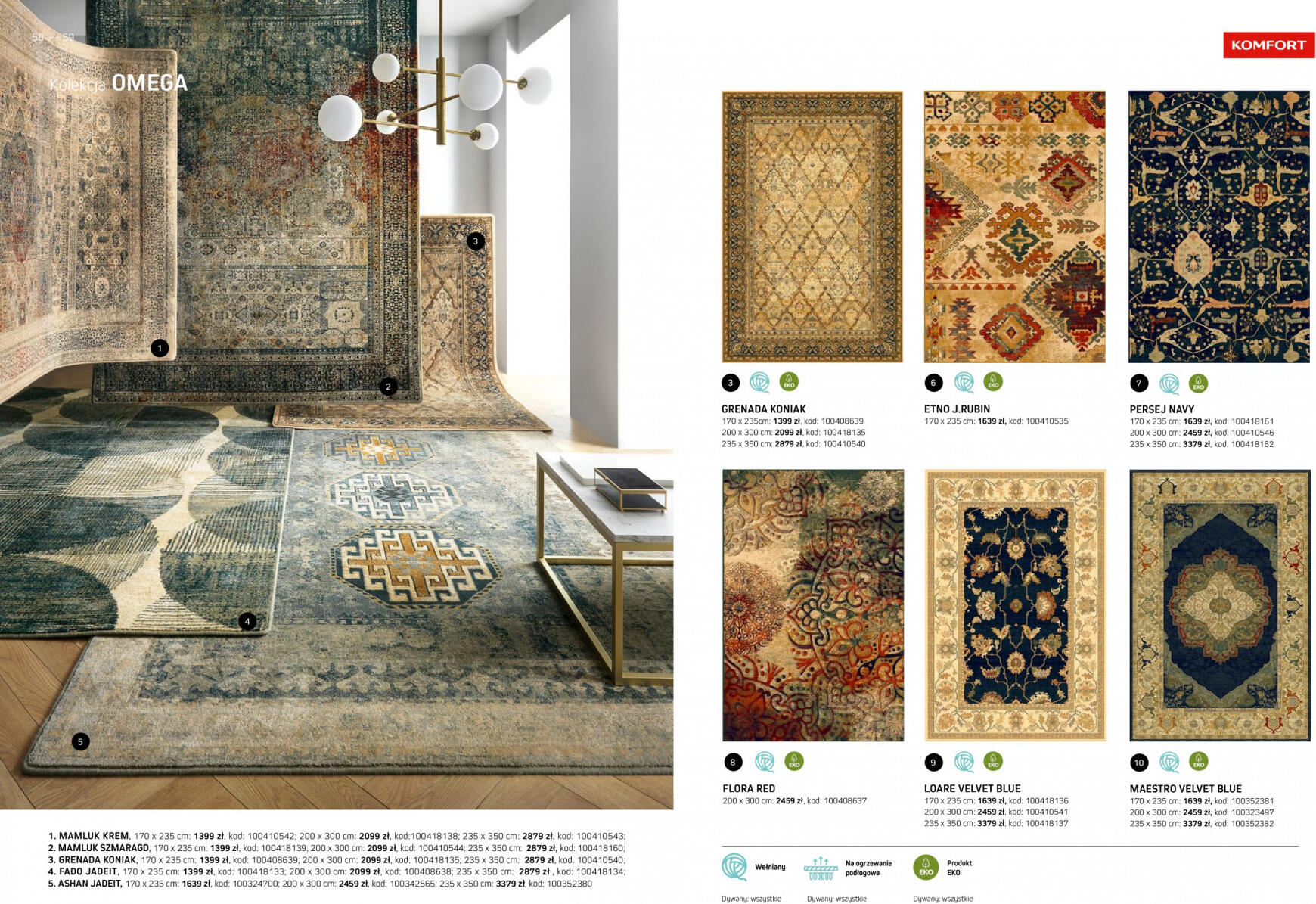 komfort - Komfort - Katalog dywany obowiązuje od 15.03.2024 - page: 30