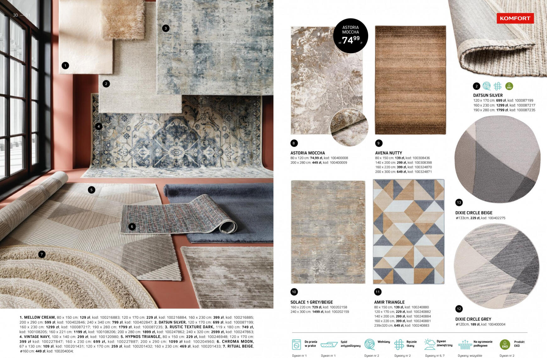 komfort - Komfort - Katalog dywany obowiązuje od 15.03.2024 - page: 16