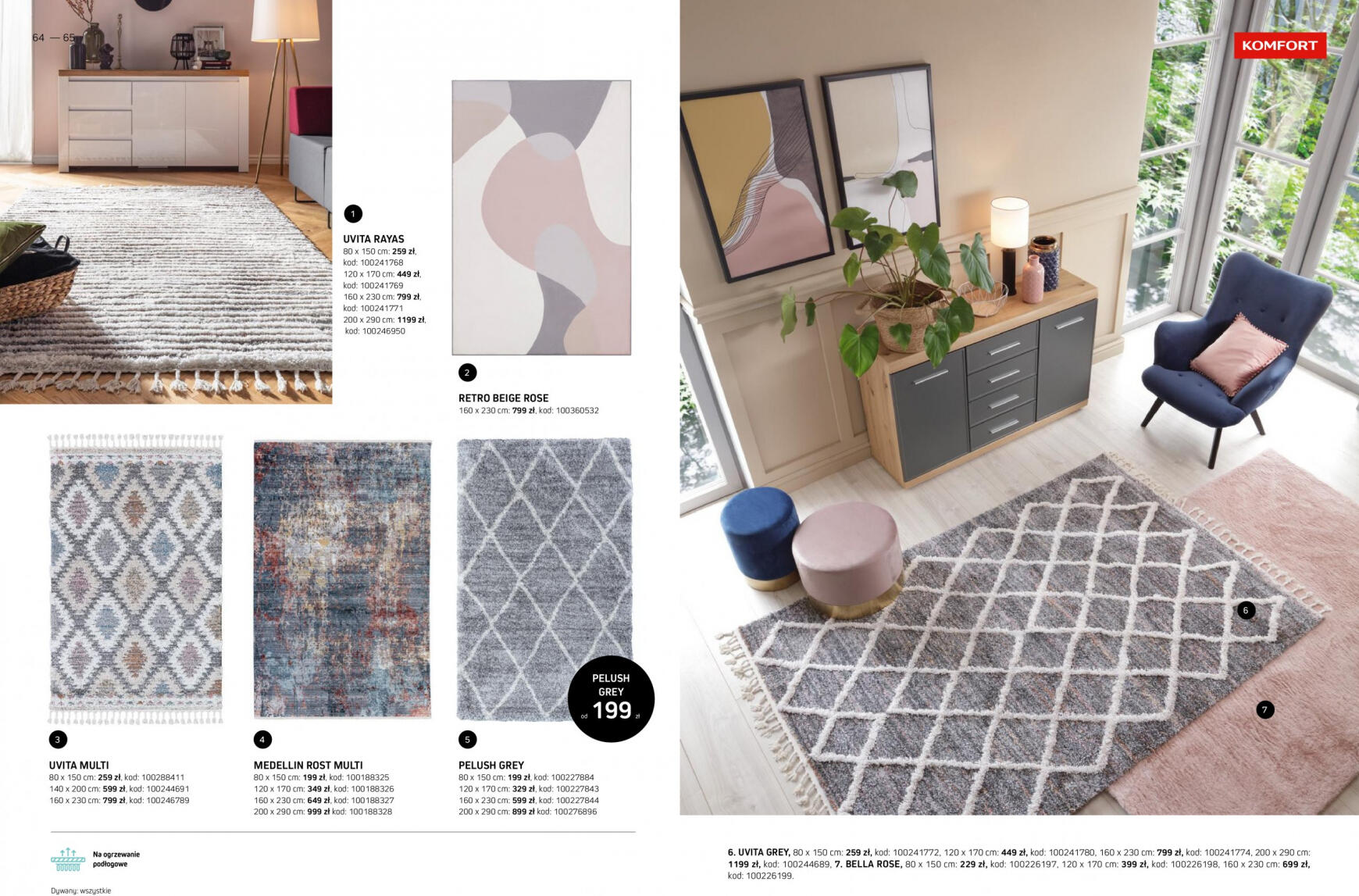 komfort - Komfort - Katalog dywany obowiązuje od 15.03.2024 - page: 33