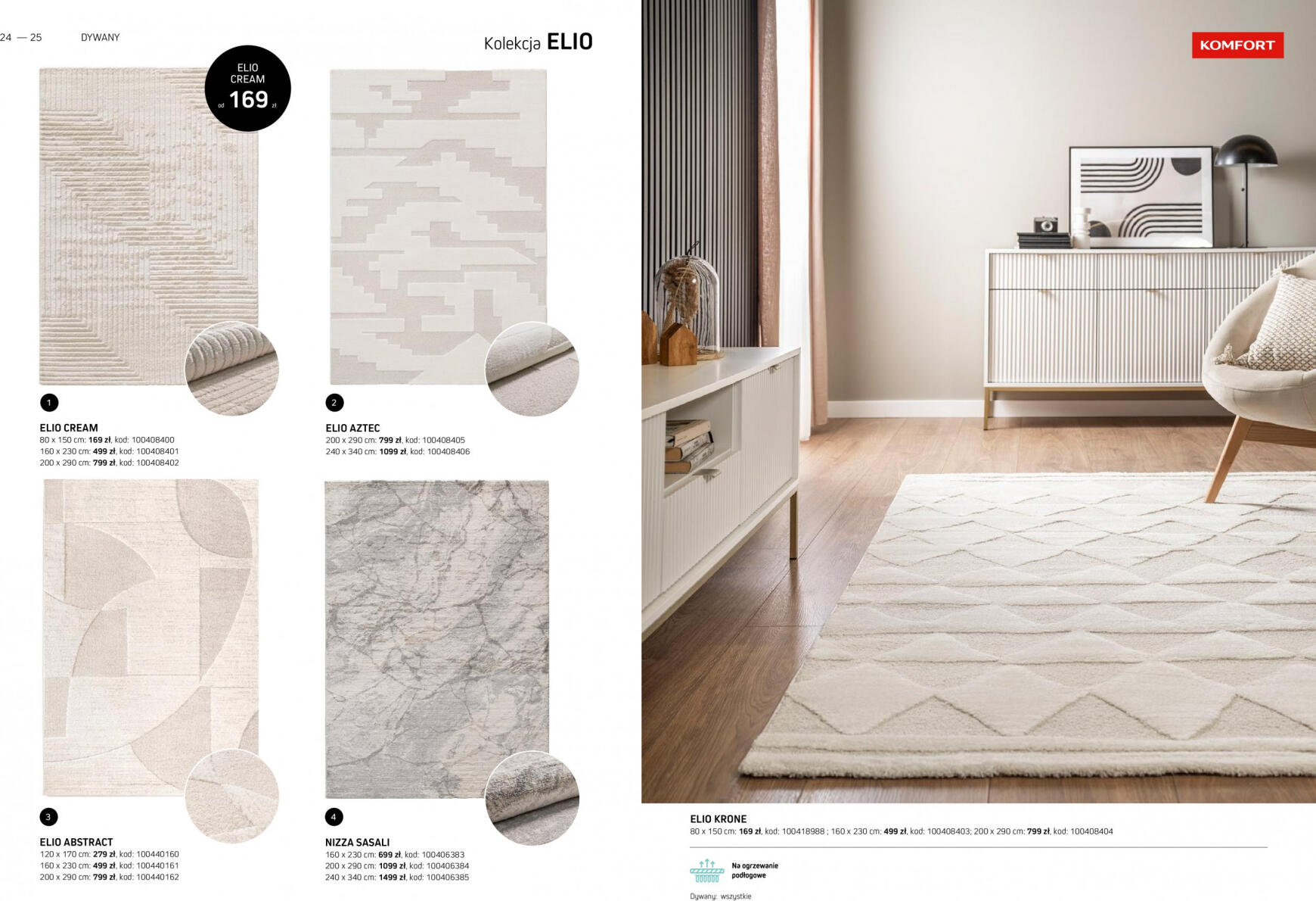 komfort - Komfort - Katalog dywany obowiązuje od 15.03.2024 - page: 13