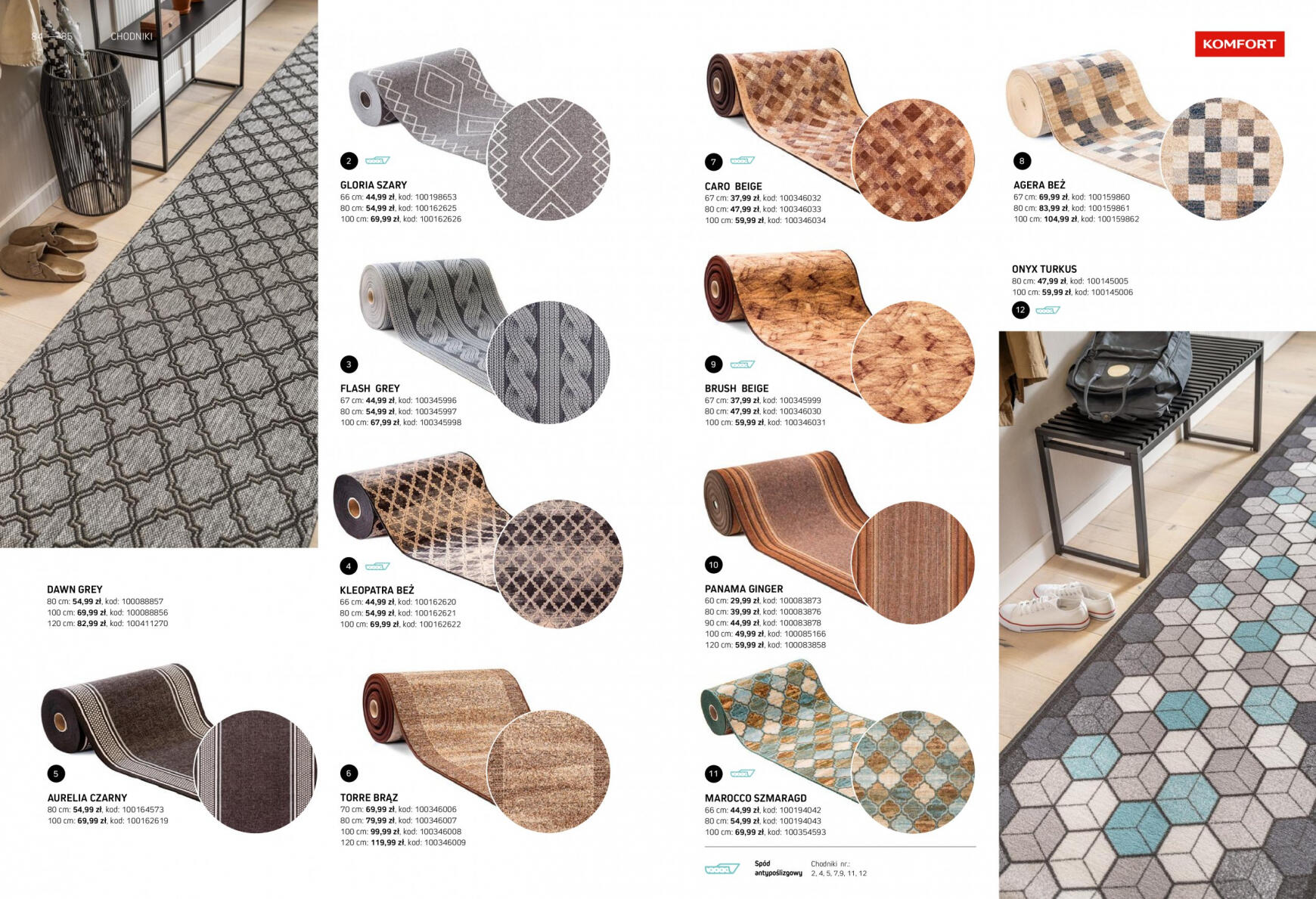 komfort - Komfort - Katalog dywany obowiązuje od 15.03.2024 - page: 43