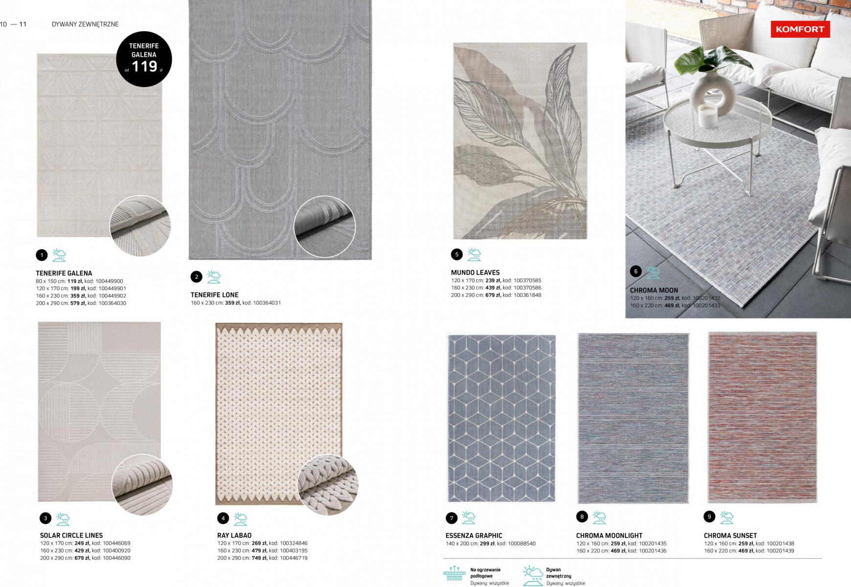 komfort - Komfort - Katalog dywany obowiązuje od 15.03.2024 - page: 6