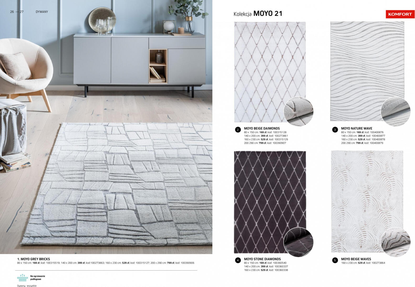 komfort - Komfort - Katalog dywany obowiązuje od 15.03.2024 - page: 14