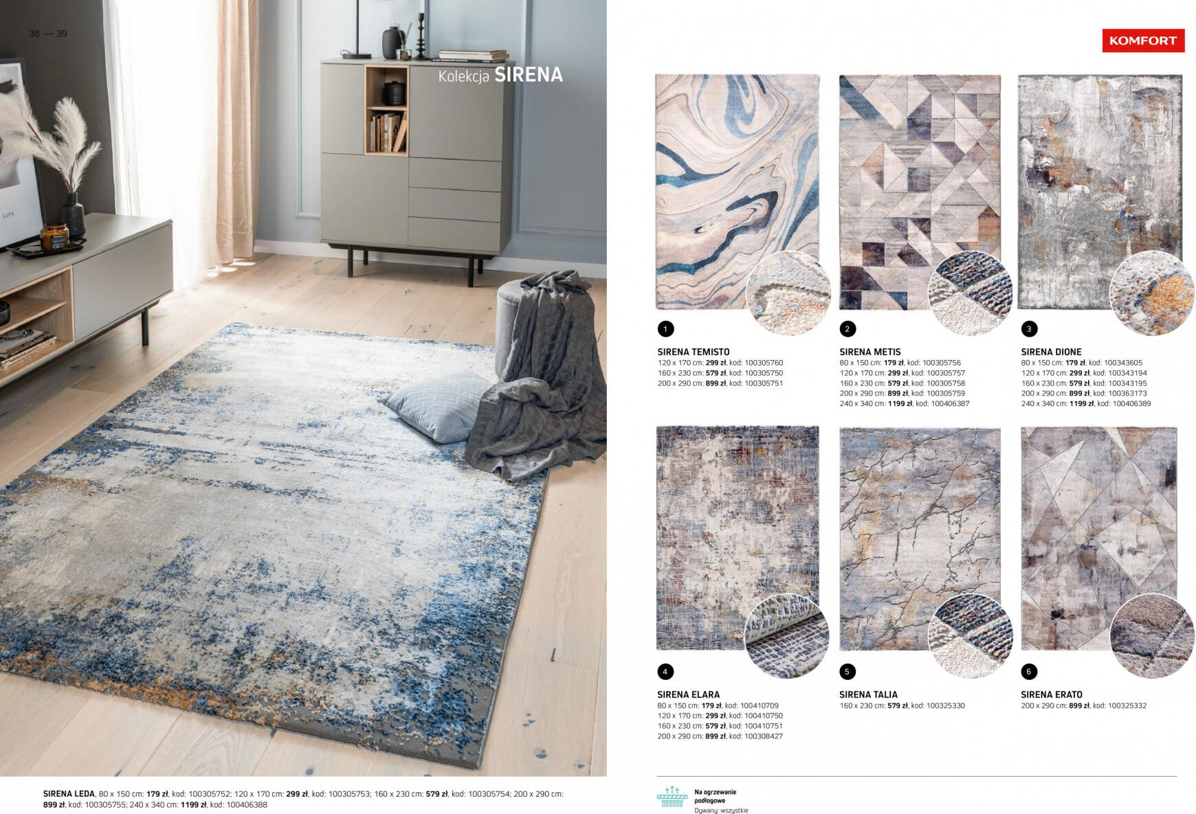 komfort - Komfort - Katalog dywany obowiązuje od 15.03.2024 - page: 20