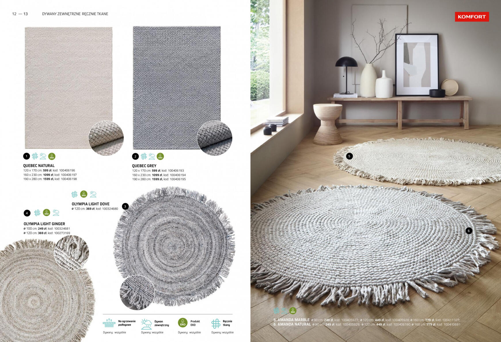 komfort - Komfort - Katalog dywany obowiązuje od 15.03.2024 - page: 7