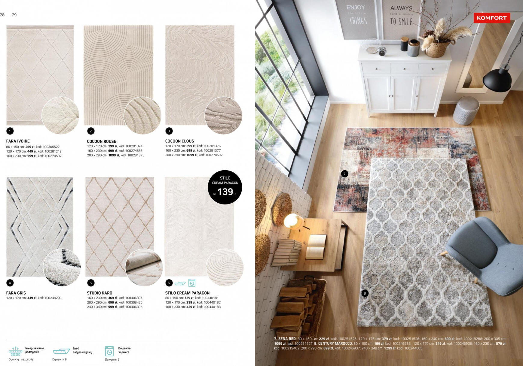 komfort - Komfort - Katalog dywany obowiązuje od 15.03.2024 - page: 15