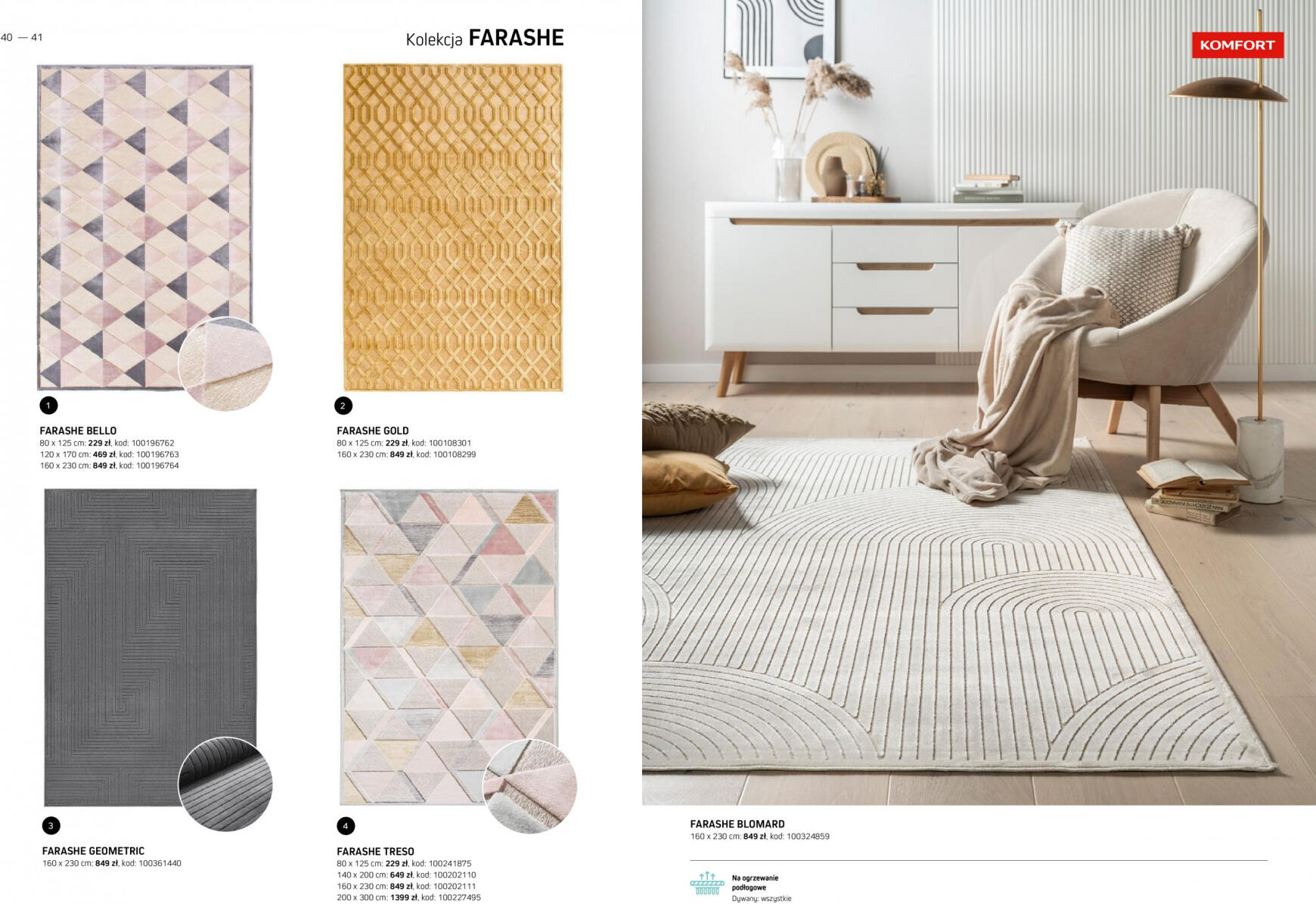 komfort - Komfort - Katalog dywany obowiązuje od 15.03.2024 - page: 21