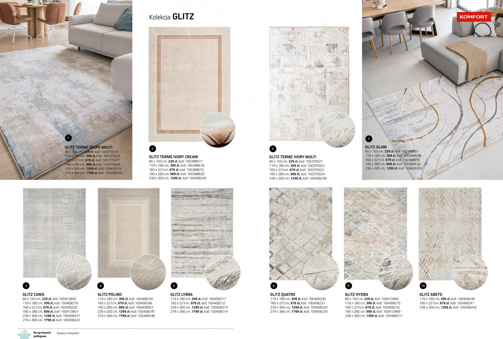 komfort - Komfort - Katalog dywany obowiązuje od 15.03.2024 - page: 18