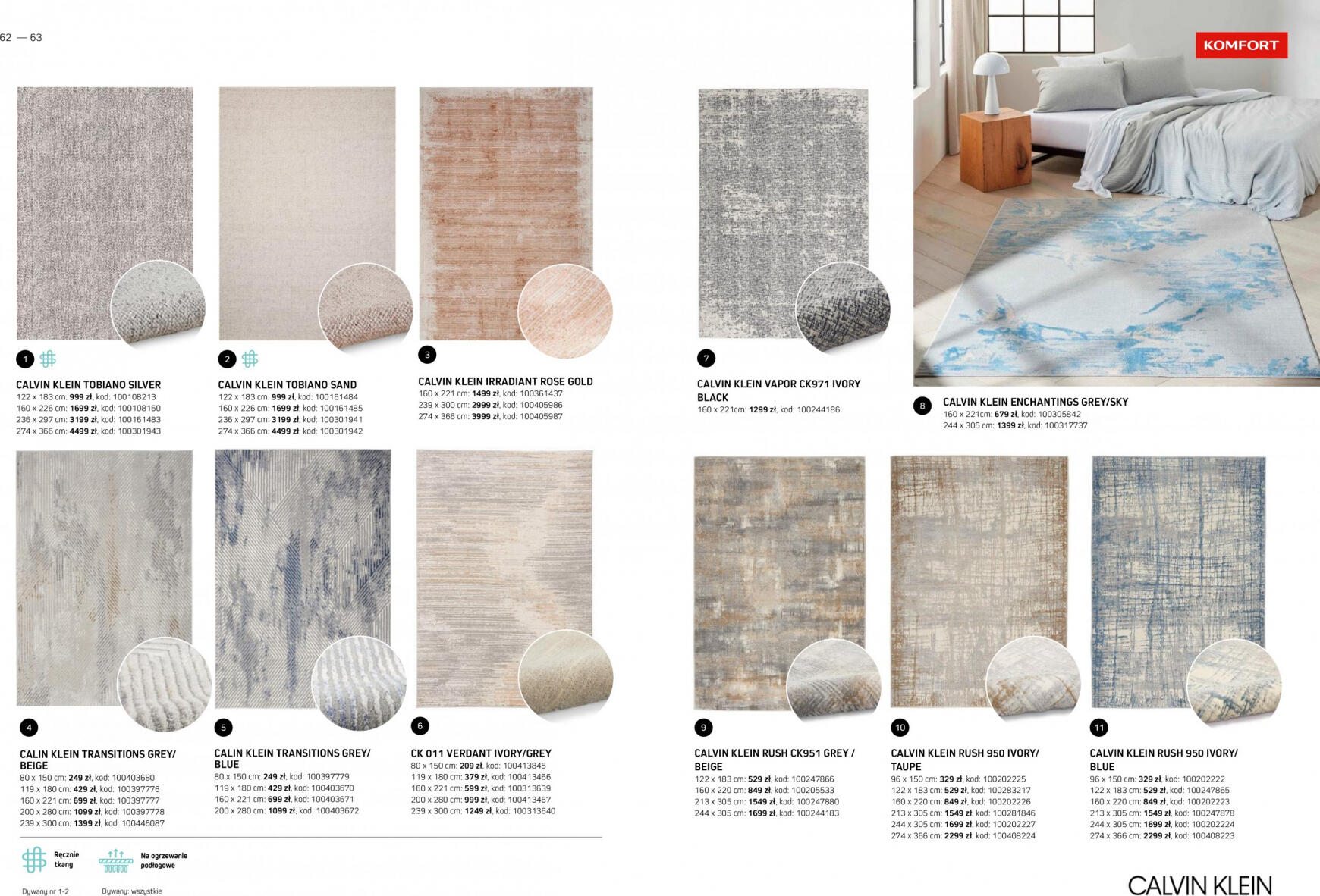 komfort - Komfort - Katalog dywany obowiązuje od 15.03.2024 - page: 32