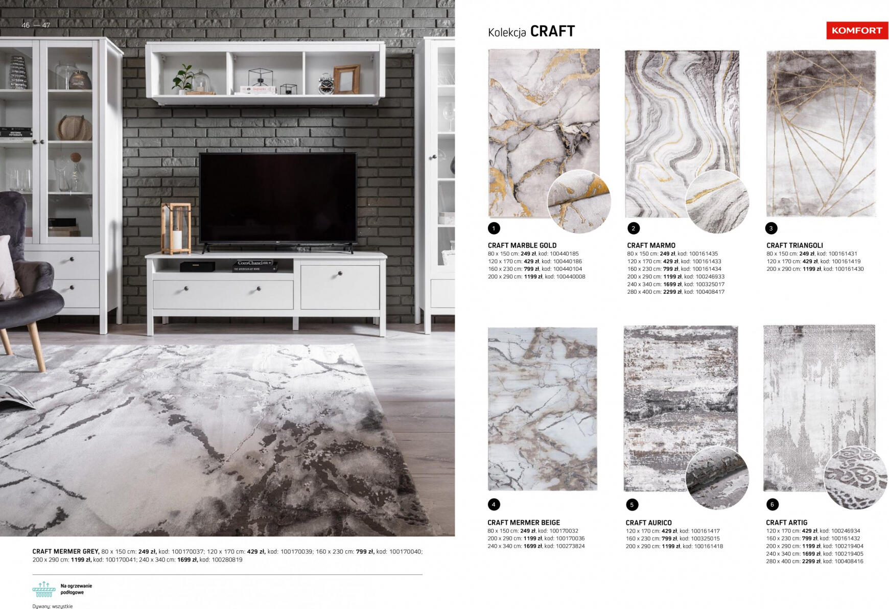 komfort - Komfort - Katalog dywany obowiązuje od 15.03.2024 - page: 24