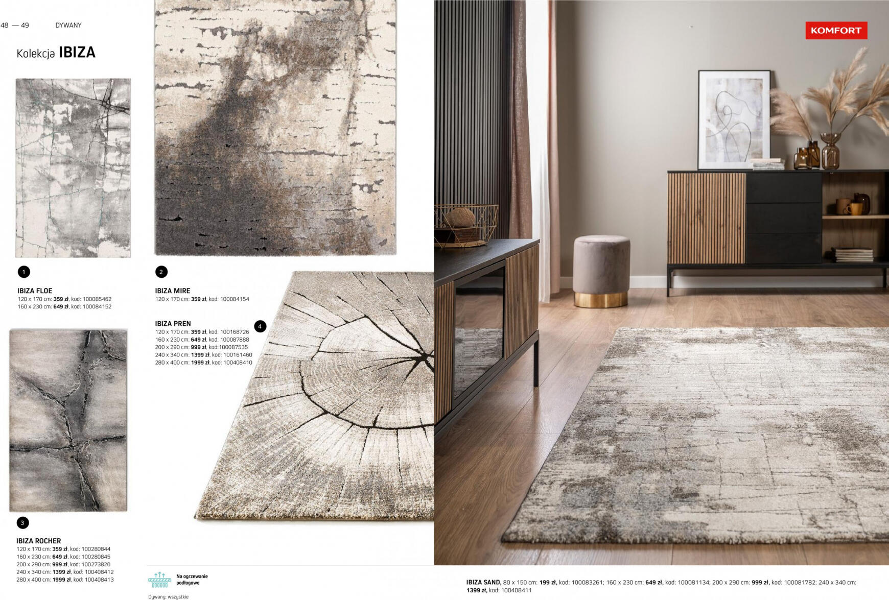 komfort - Komfort - Katalog dywany obowiązuje od 15.03.2024 - page: 25