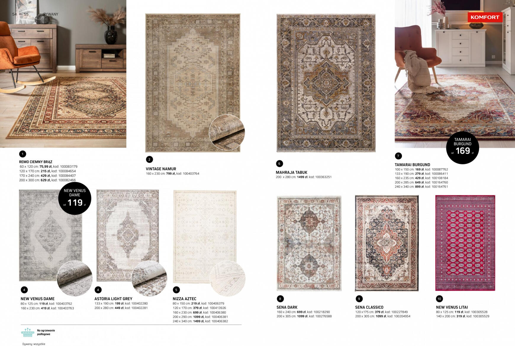 komfort - Komfort - Katalog dywany obowiązuje od 15.03.2024 - page: 28