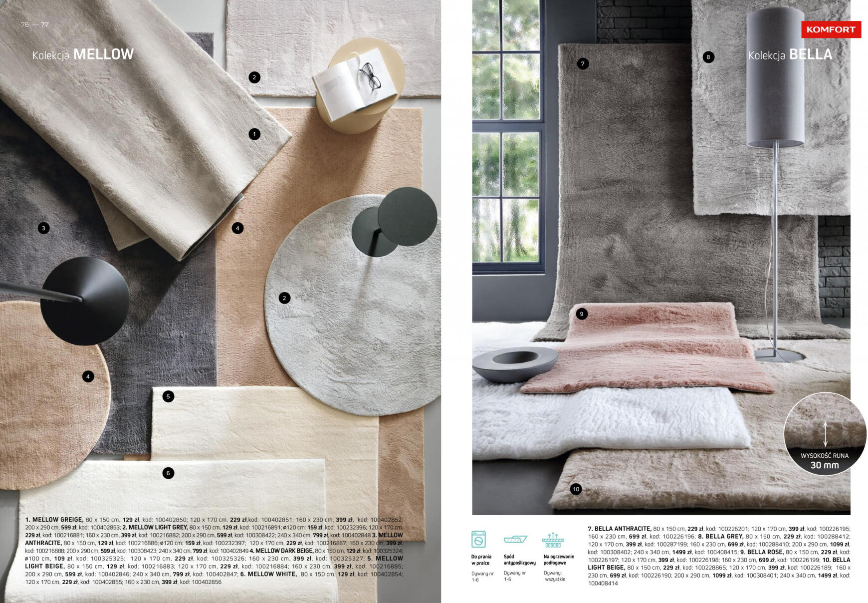 komfort - Komfort - Katalog dywany obowiązuje od 15.03.2024 - page: 39