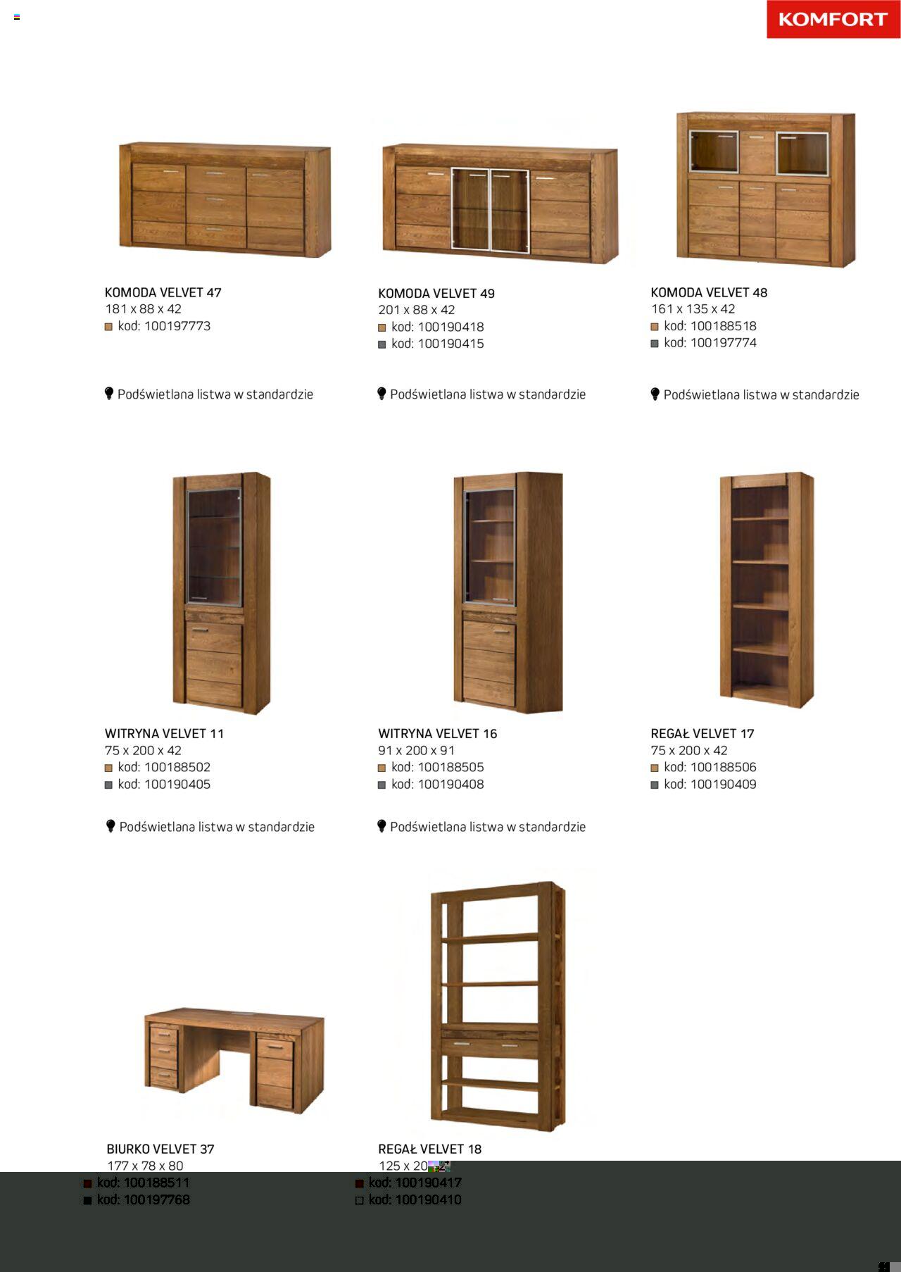 komfort - Komfort Gazetka - Katalog Meble od niedzieli 01.09.2024 - page: 25