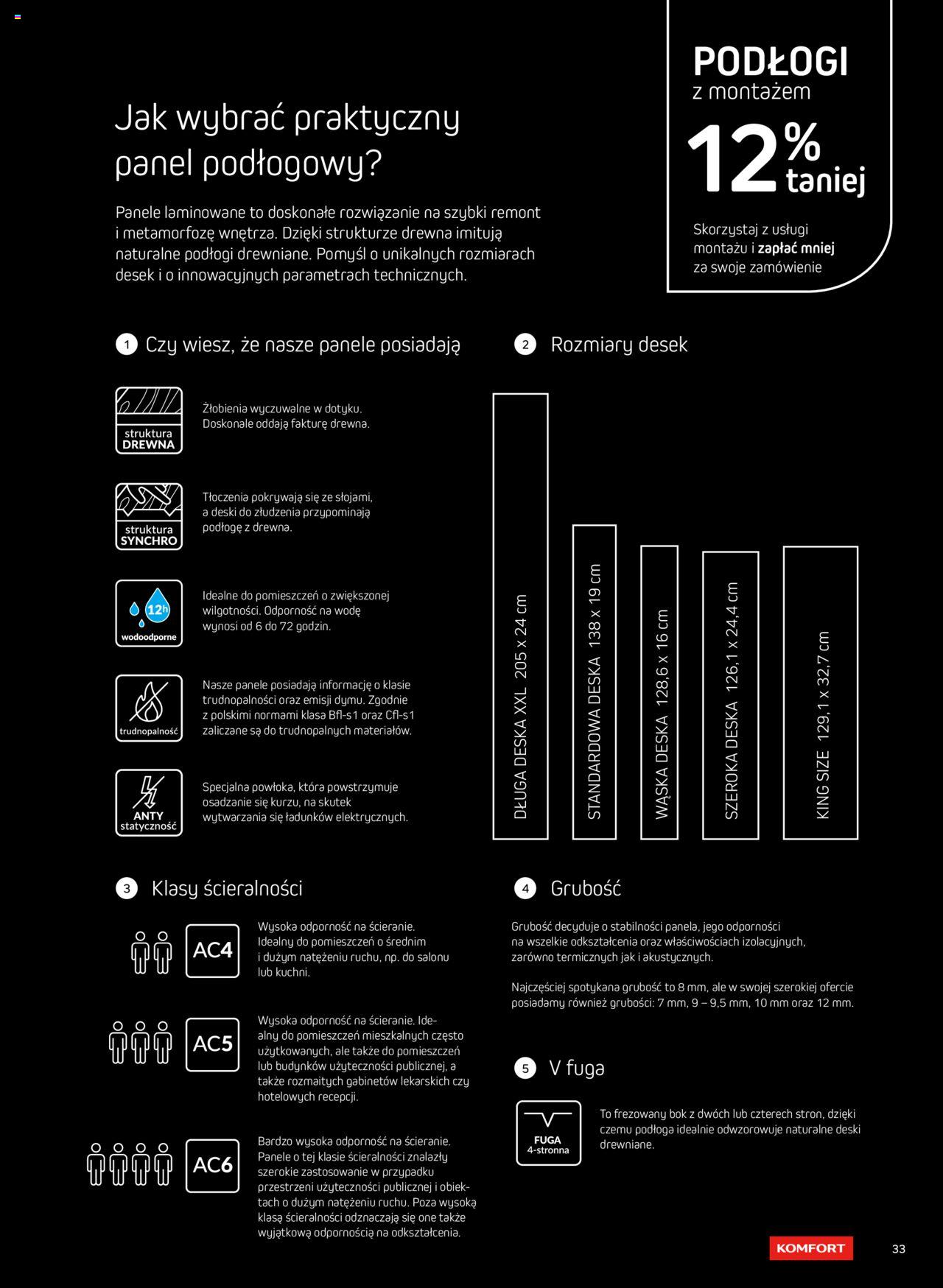 komfort - Komfort Gazetka - Katalog Podłogi I Drzwi od środy 26.06.2024 - page: 33