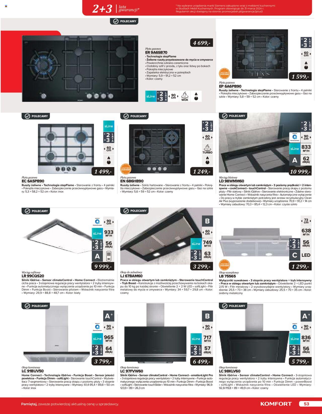 komfort - Komfort Gazetka - Katalog AGD od środy 25.10.2023 - page: 53