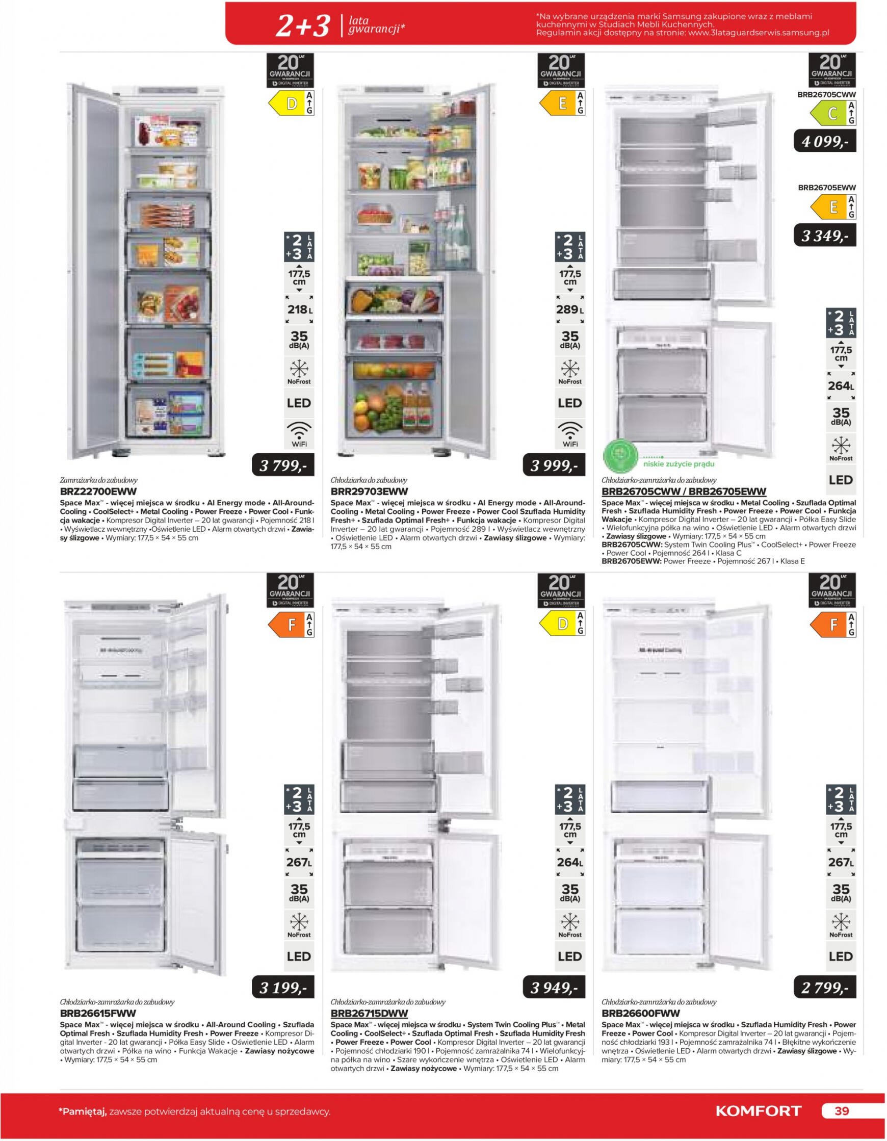 komfort - Komfort - Katalog AGD obowiązuje od 15.12.2023 - page: 39