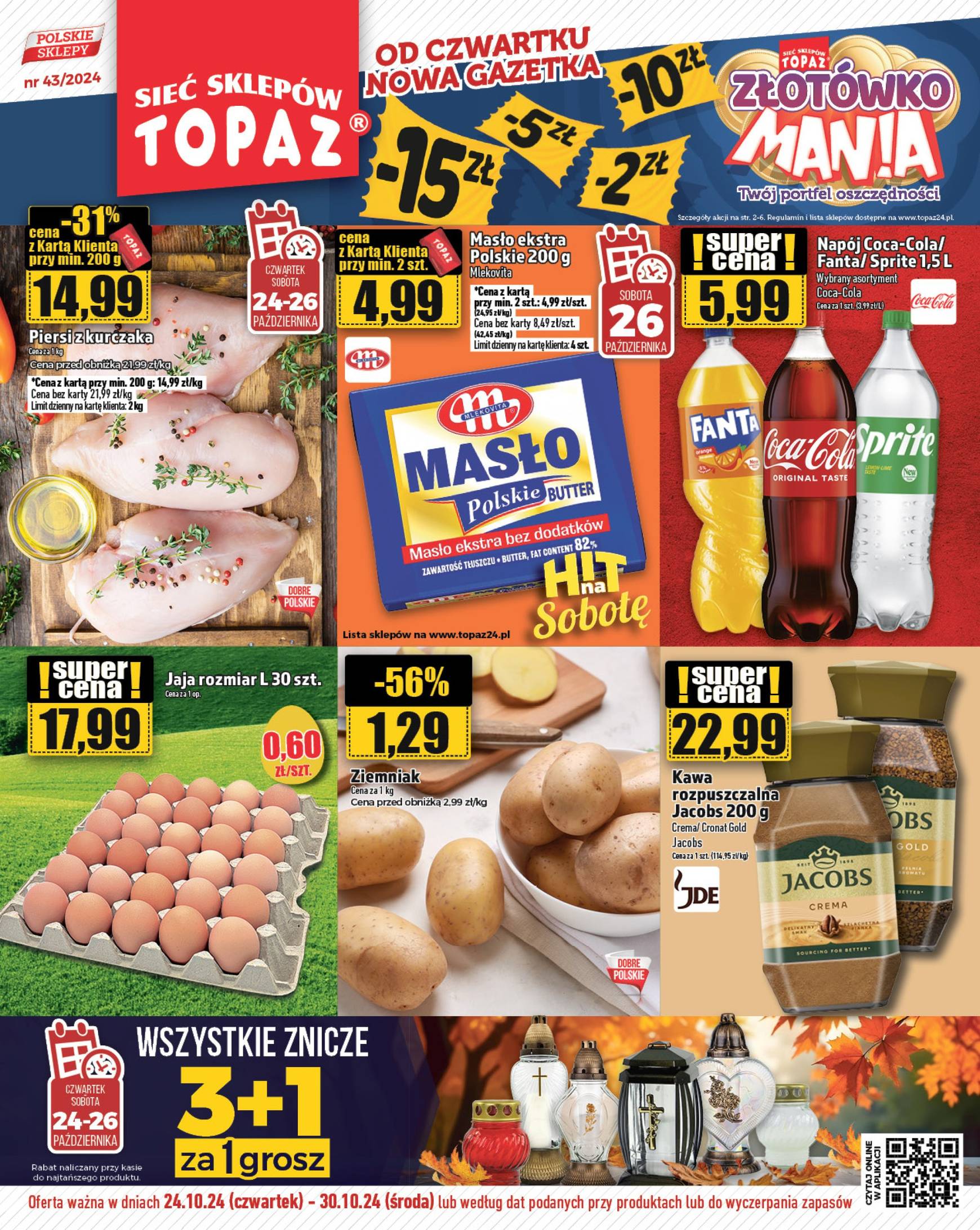 topaz24 - Topaz24 gazetka ważna od 24.10. - 30.10.