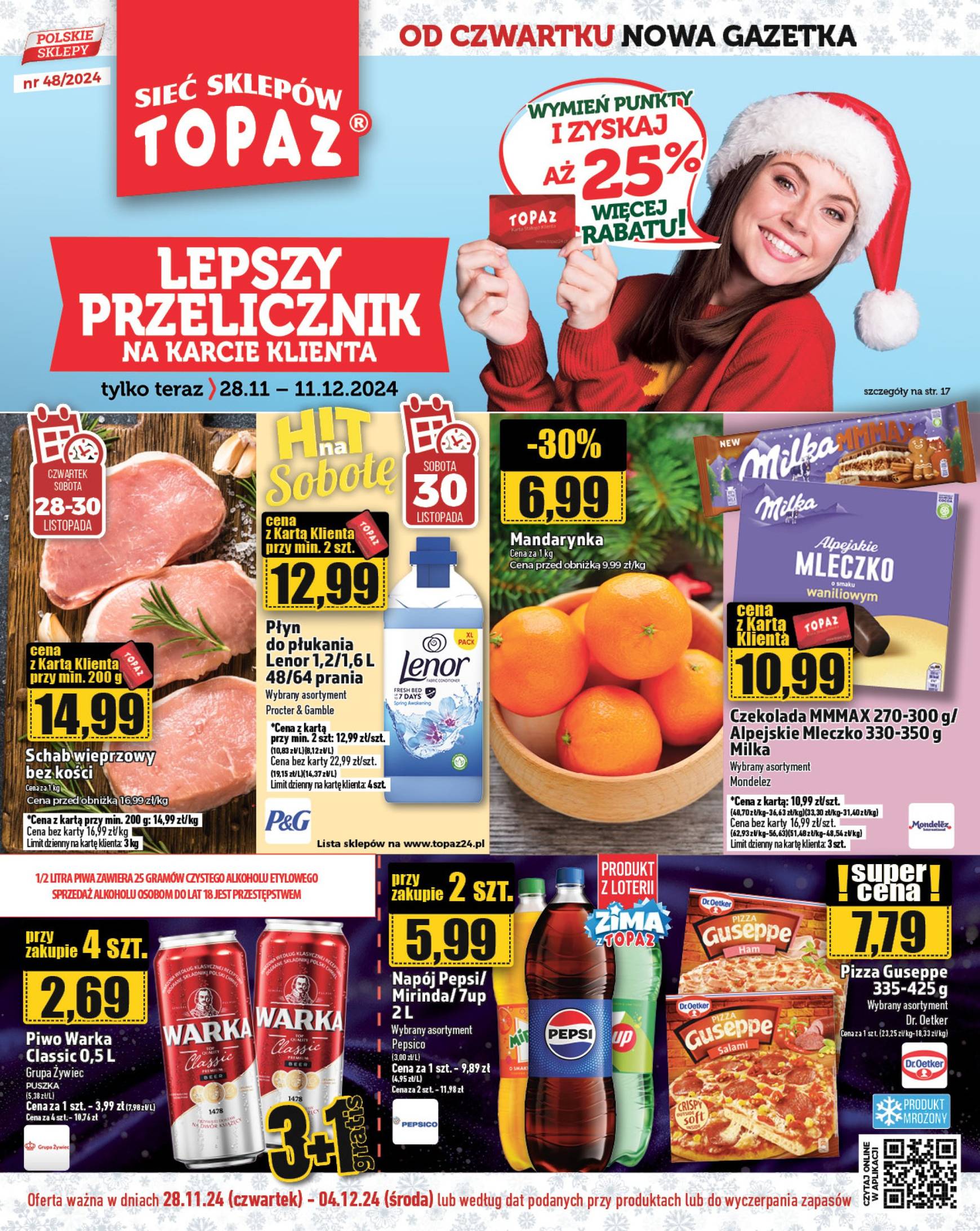 topaz24 - Topaz24 gazetka ważna od 28.11. - 04.12.