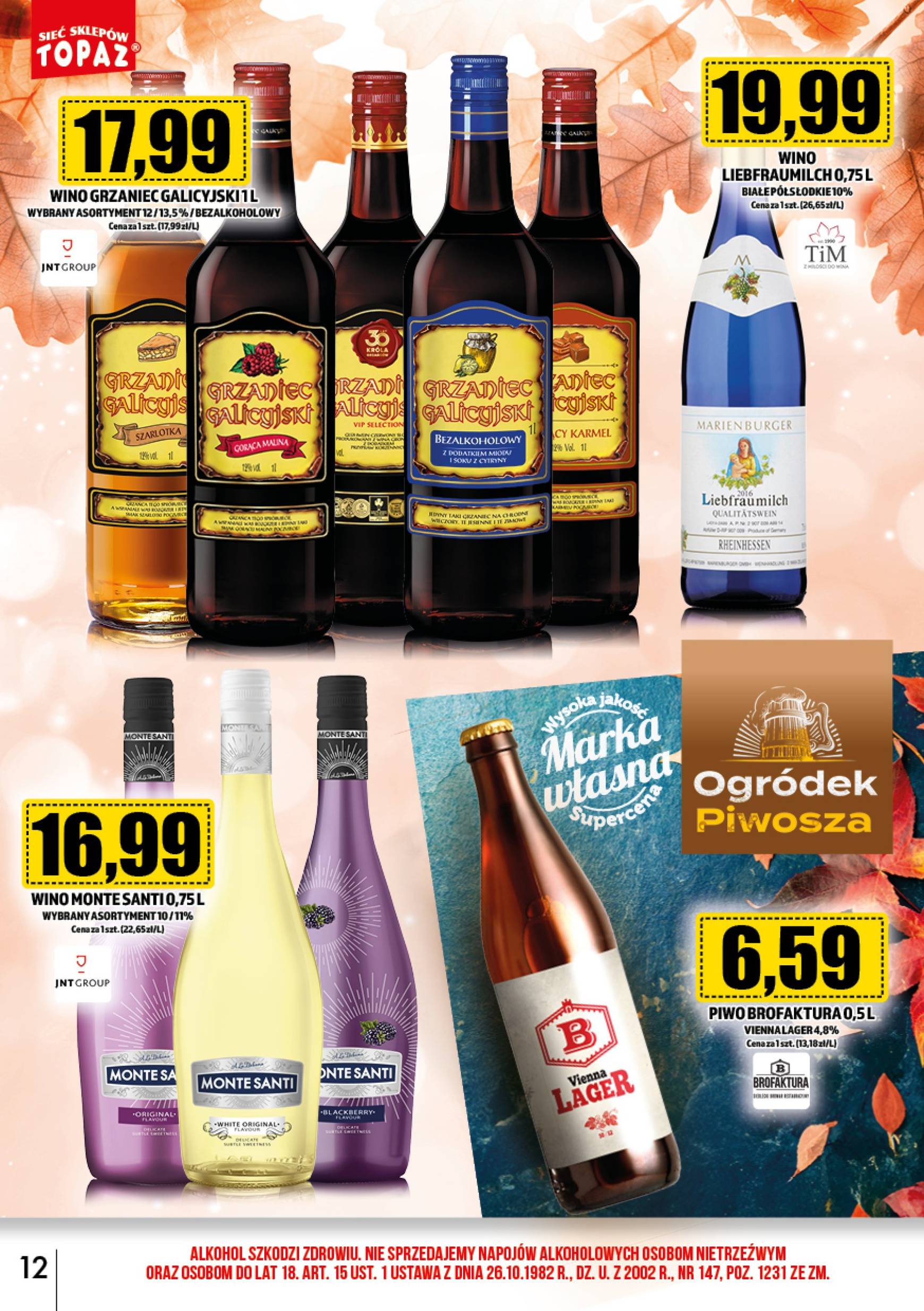 topaz24 - Topaz24 - Alkohole gazetka ważna od 02.11. - 30.11. - page: 13