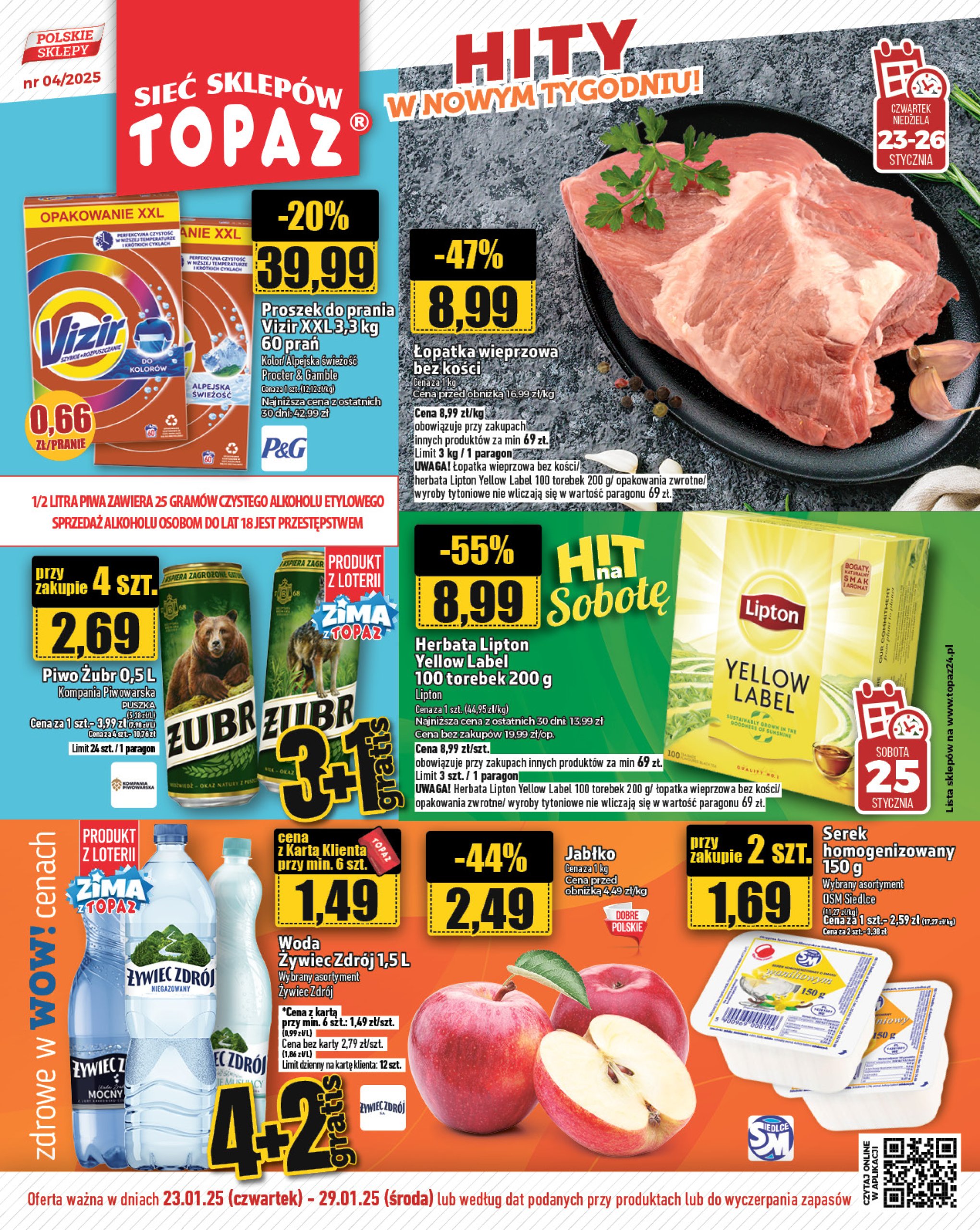 topaz24 - Topaz24 gazetka ważna od 23.01. - 29.01. - page: 1