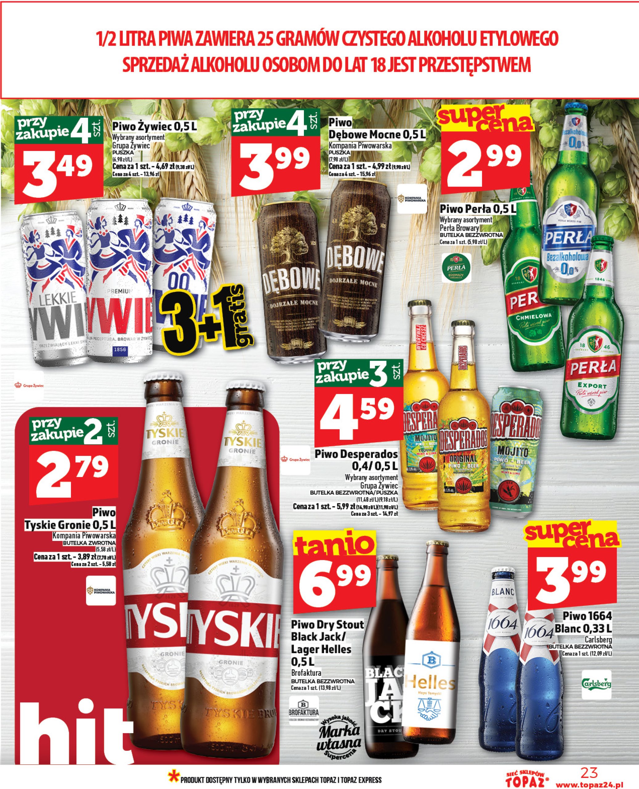 topaz24 - Topaz24 gazetka ważna od 06.02. - 12.02. - page: 23