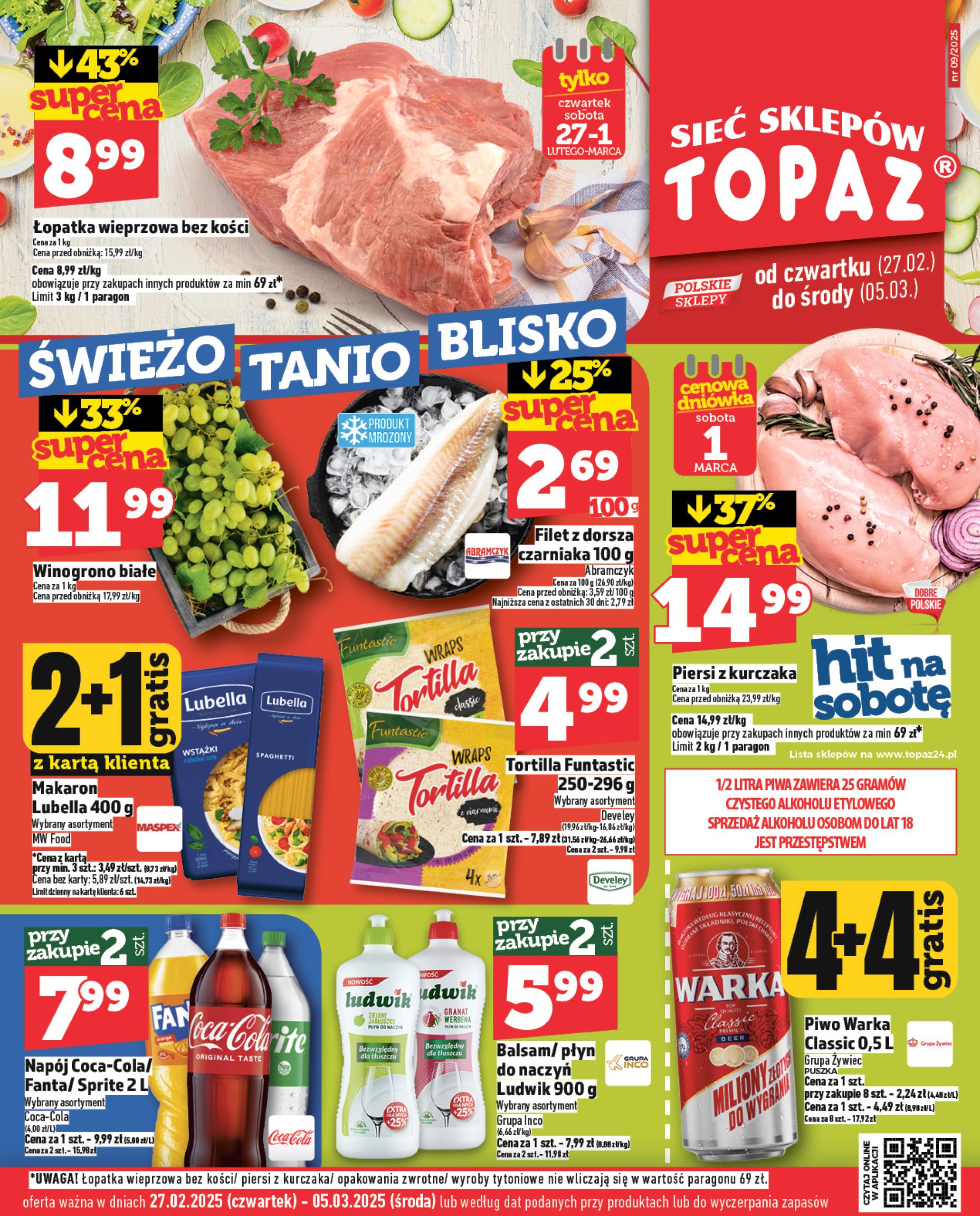 topaz24 - Topaz24 gazetka ważna od 27.02. - 05.03.