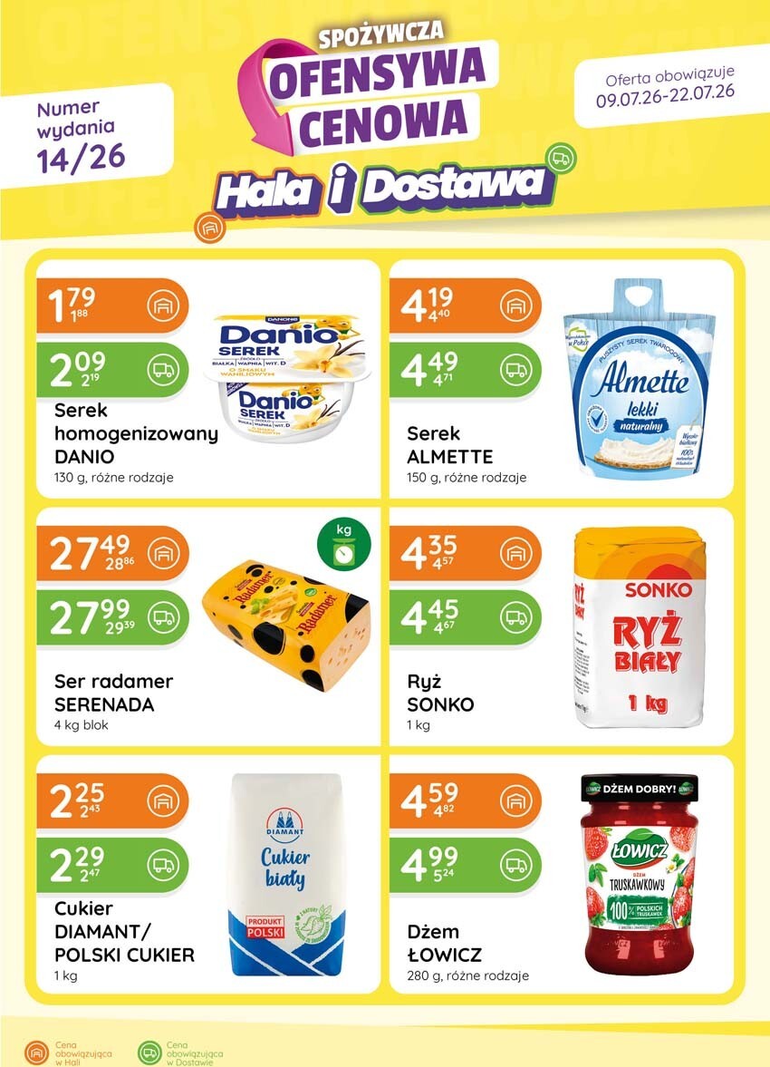 eurocash - Aktualna gazetka Eurocash - Ofensywa Spożywcza EC14 ważna od 09.07.2026 do 22.07.2026