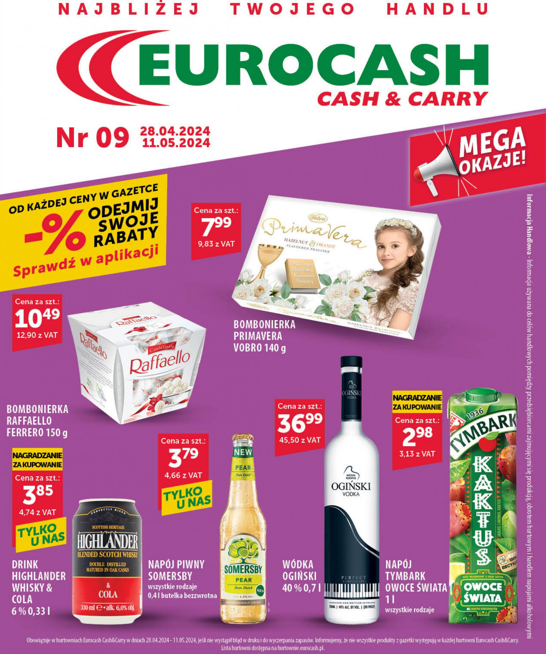 eurocash - Eurocash - Gazetka Cash&Carry gazetka aktualna ważna od 28.04. - 11.05. - page: 1